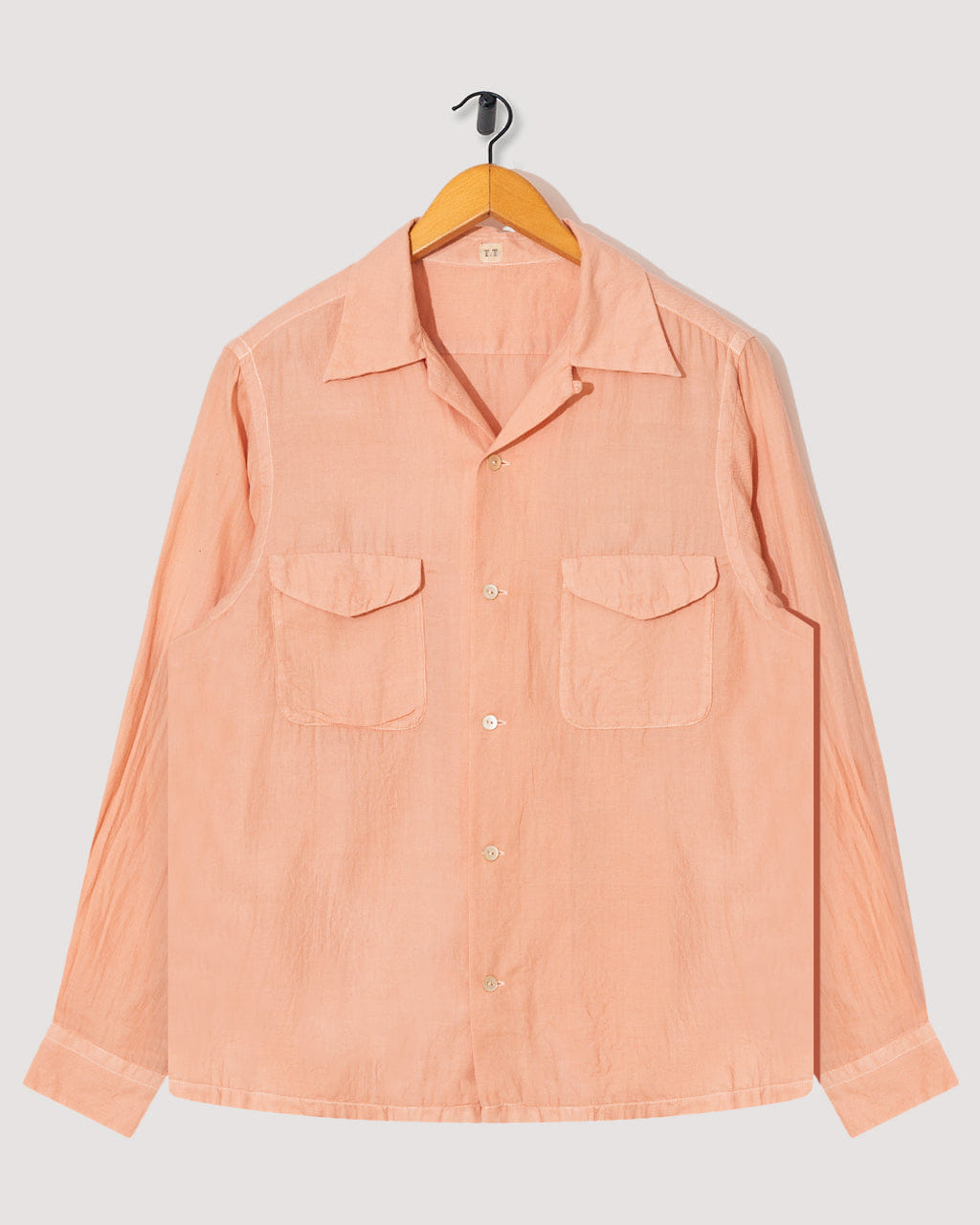 TAIGA TAKAHASHI LOT 101 - Open Collar Shirt - Sakura