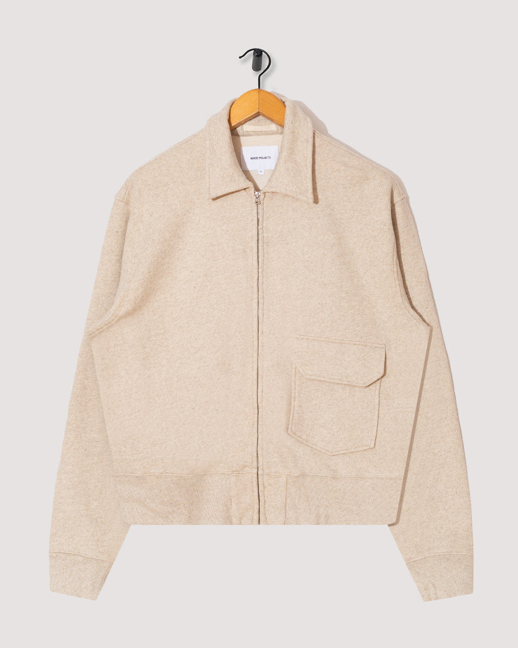 Norse Projects Fynshav Cotton Linen Loopback Jacket - Natural