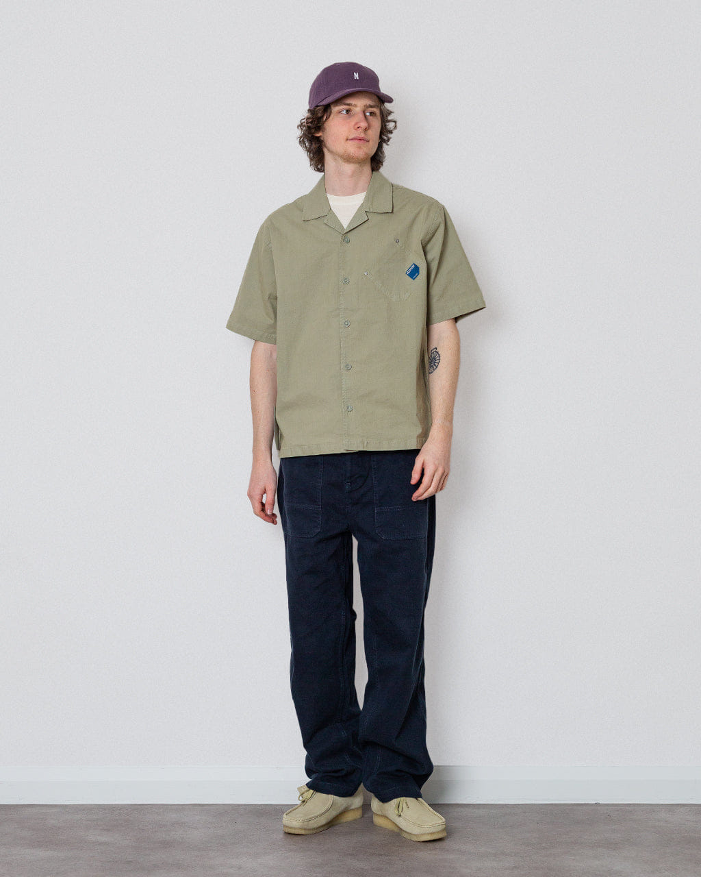 Pexwear Tradesman Shirt - Faun Green