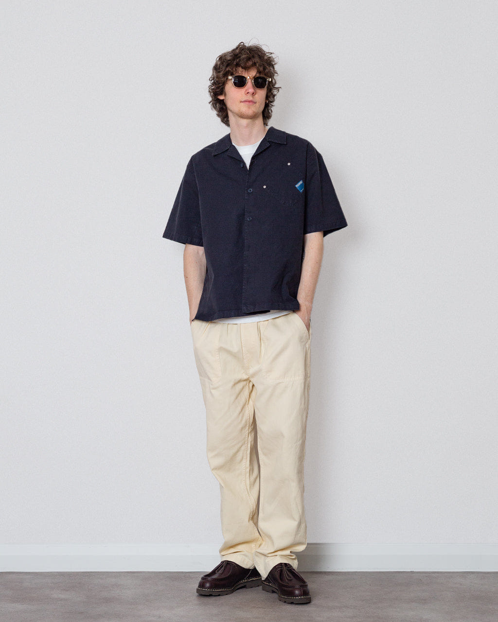 Pexwear Tradesman Shirt - Blue Black