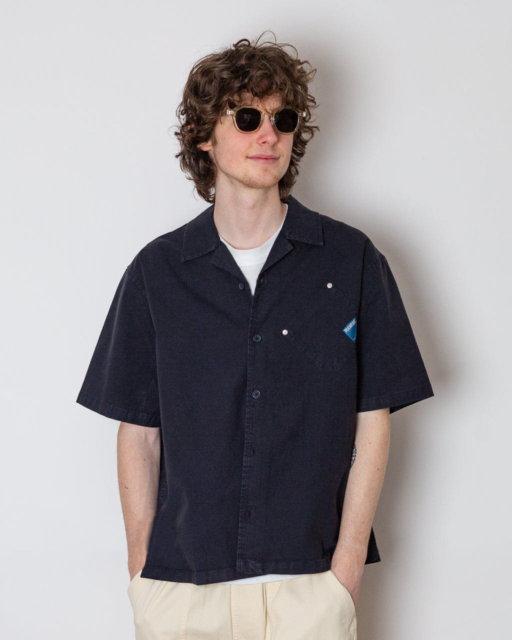 Pexwear Tradesman Shirt - Blue Black