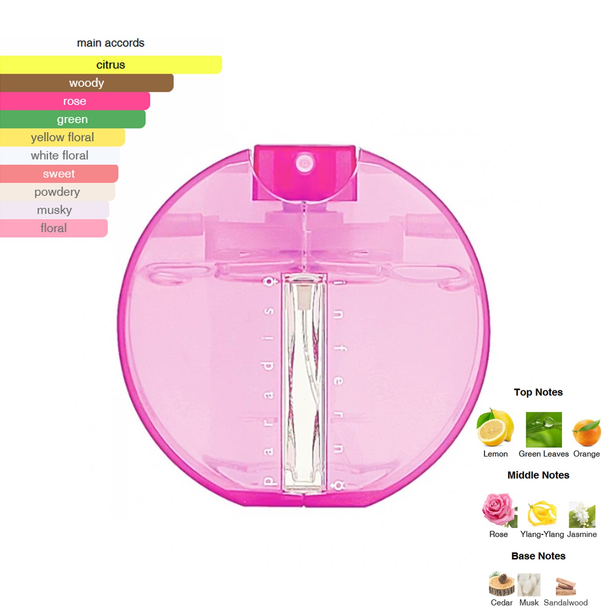 United Colors of Benetton Paradiso Inferno Pink Perfume for Women EDT 100ml