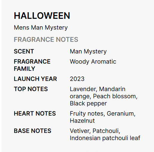 jesus del pozo Halloween Man Mystery Eau De Parfum 125ml