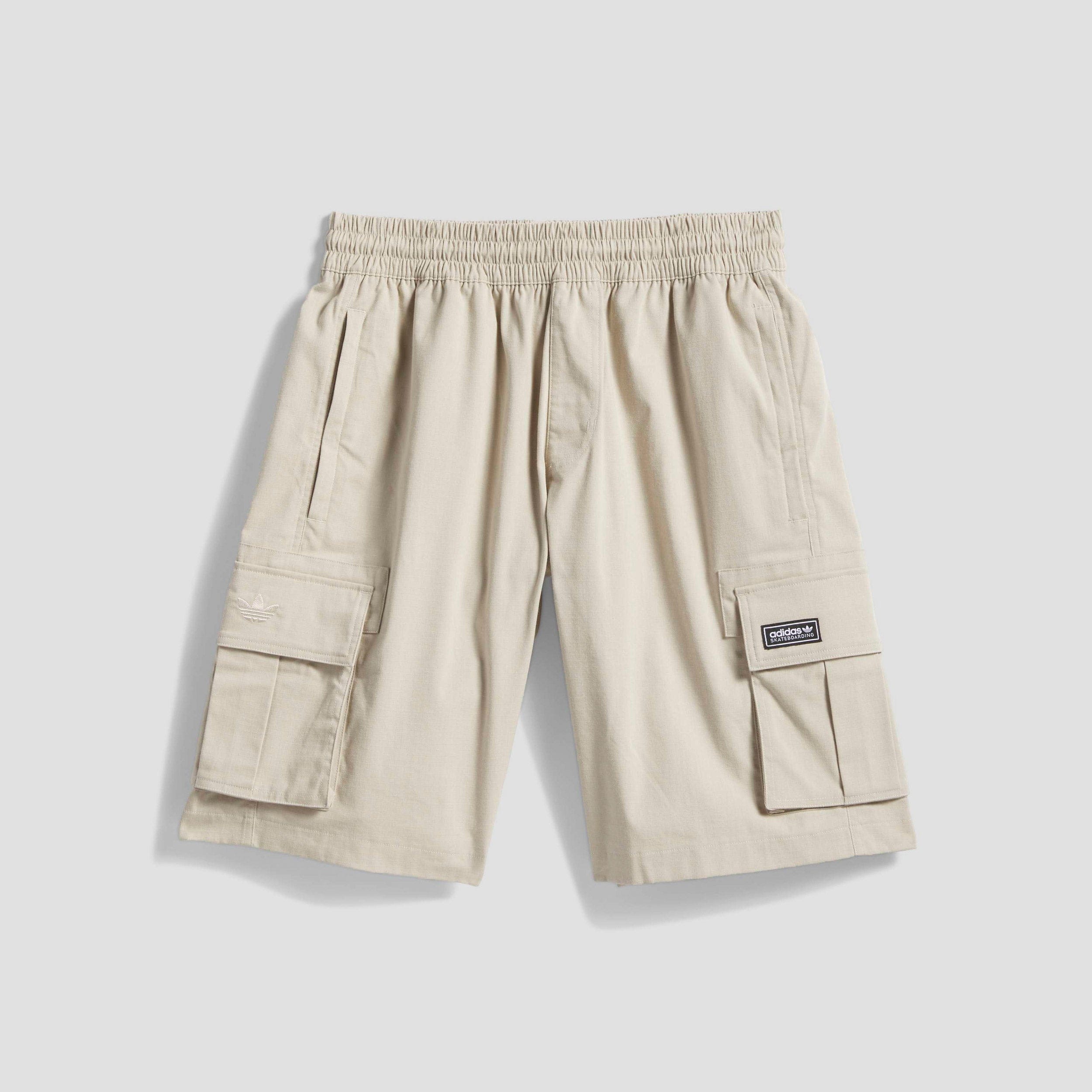 Adidas Skateboarding Cargo Shorts Khaki Heather