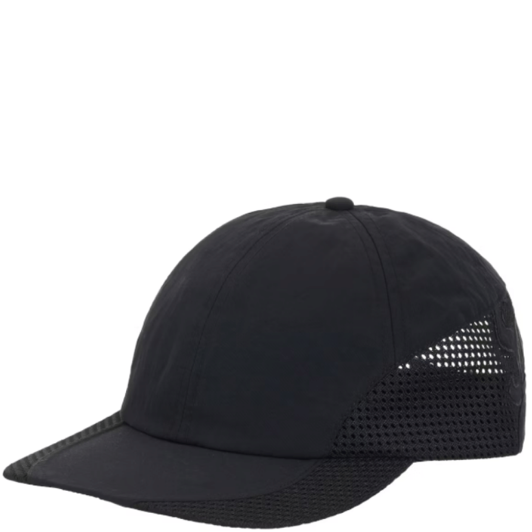 SUPREME CORDURA MESH 6-PANEL BLACK CAP