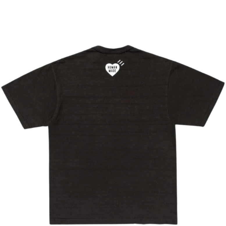 HUMAN MADE TIGER HEART BLACK TEE