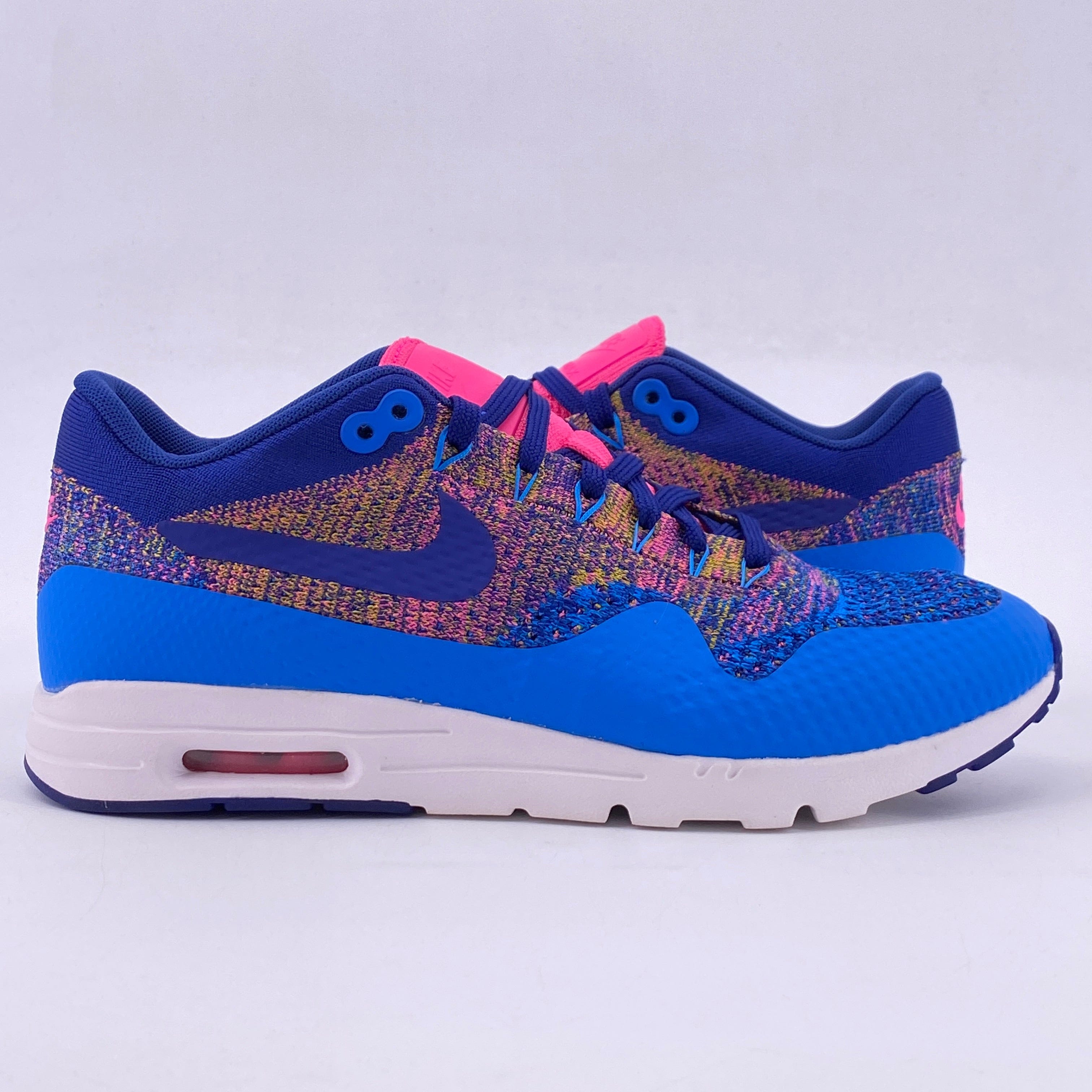 Nike Air Max 1 Flyknit "Photo Blue" 2016 New Size 9.5W