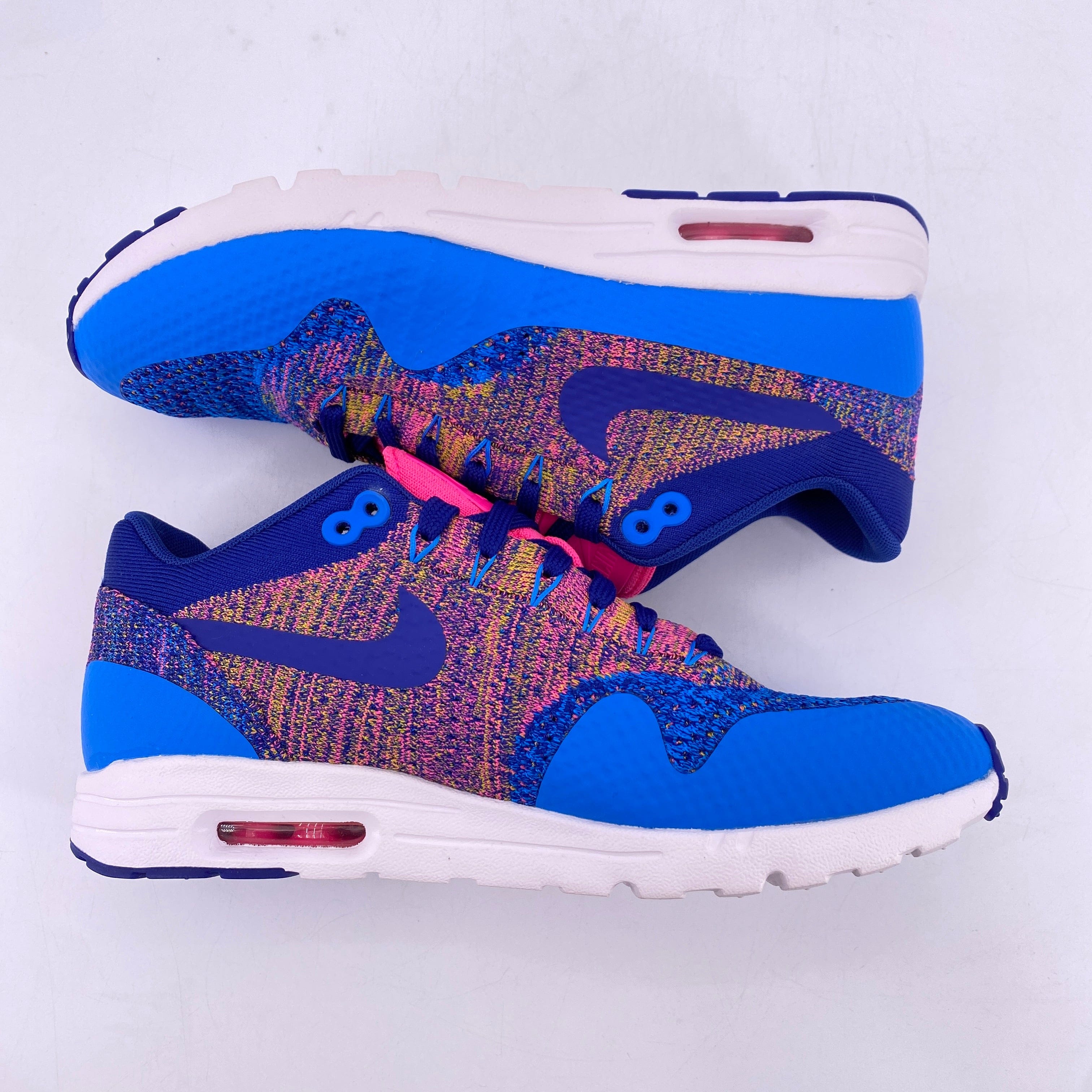 Nike Air Max 1 Flyknit "Photo Blue" 2016 New Size 9.5W