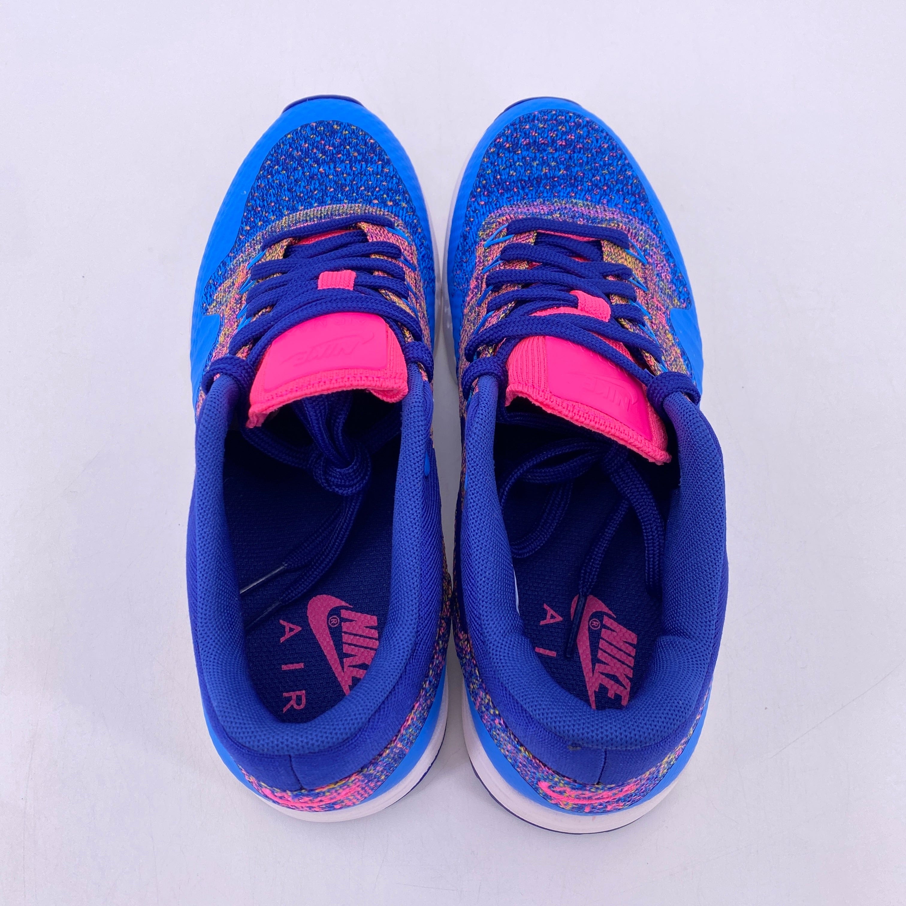 Nike Air Max 1 Flyknit "Photo Blue" 2016 New Size 9.5W