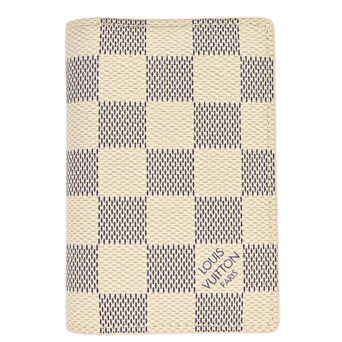 Louis Vuitton 2014 Damier Azur Organizer De Poche Cardholder N63144
