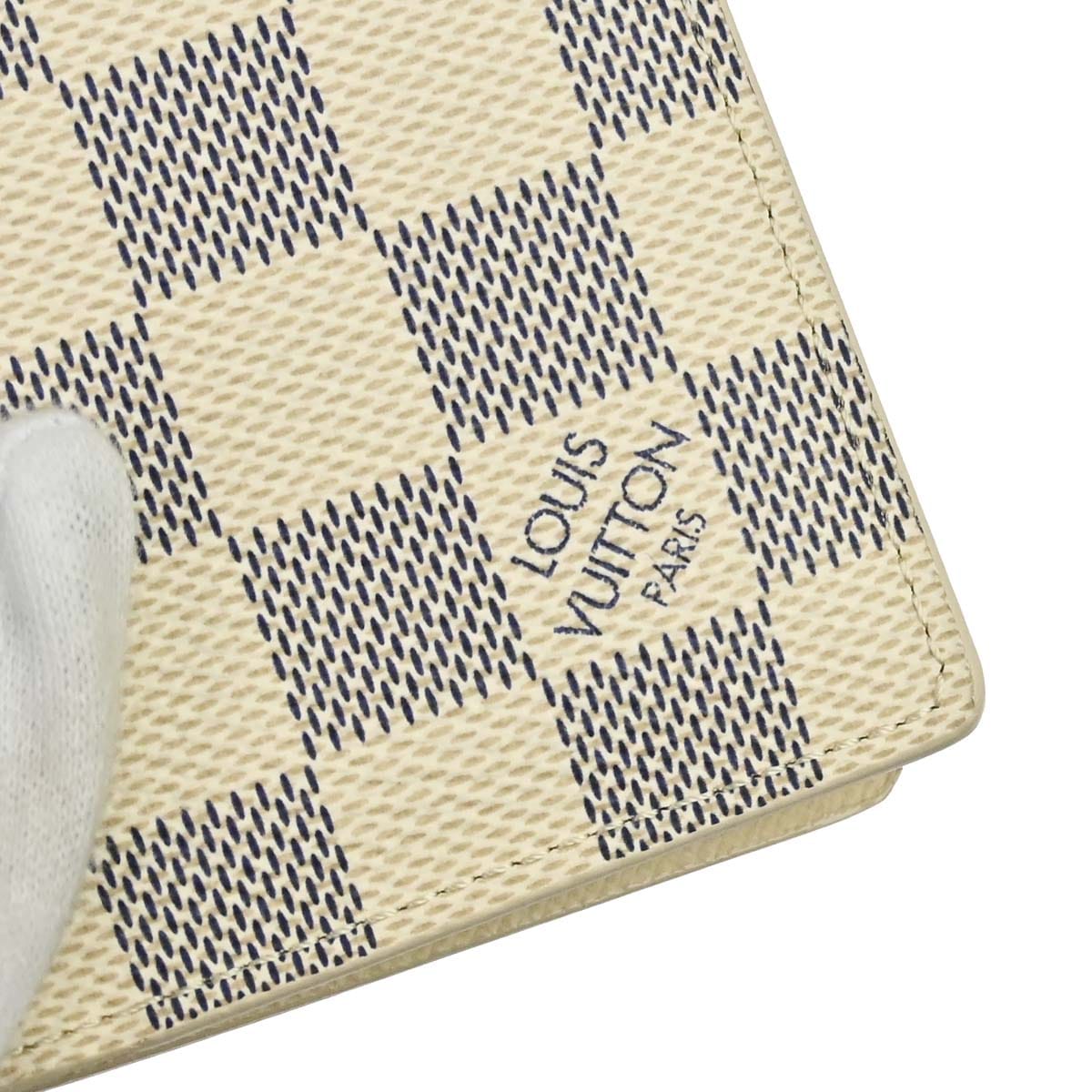 Louis Vuitton 2014 Damier Azur Organizer De Poche Cardholder N63144