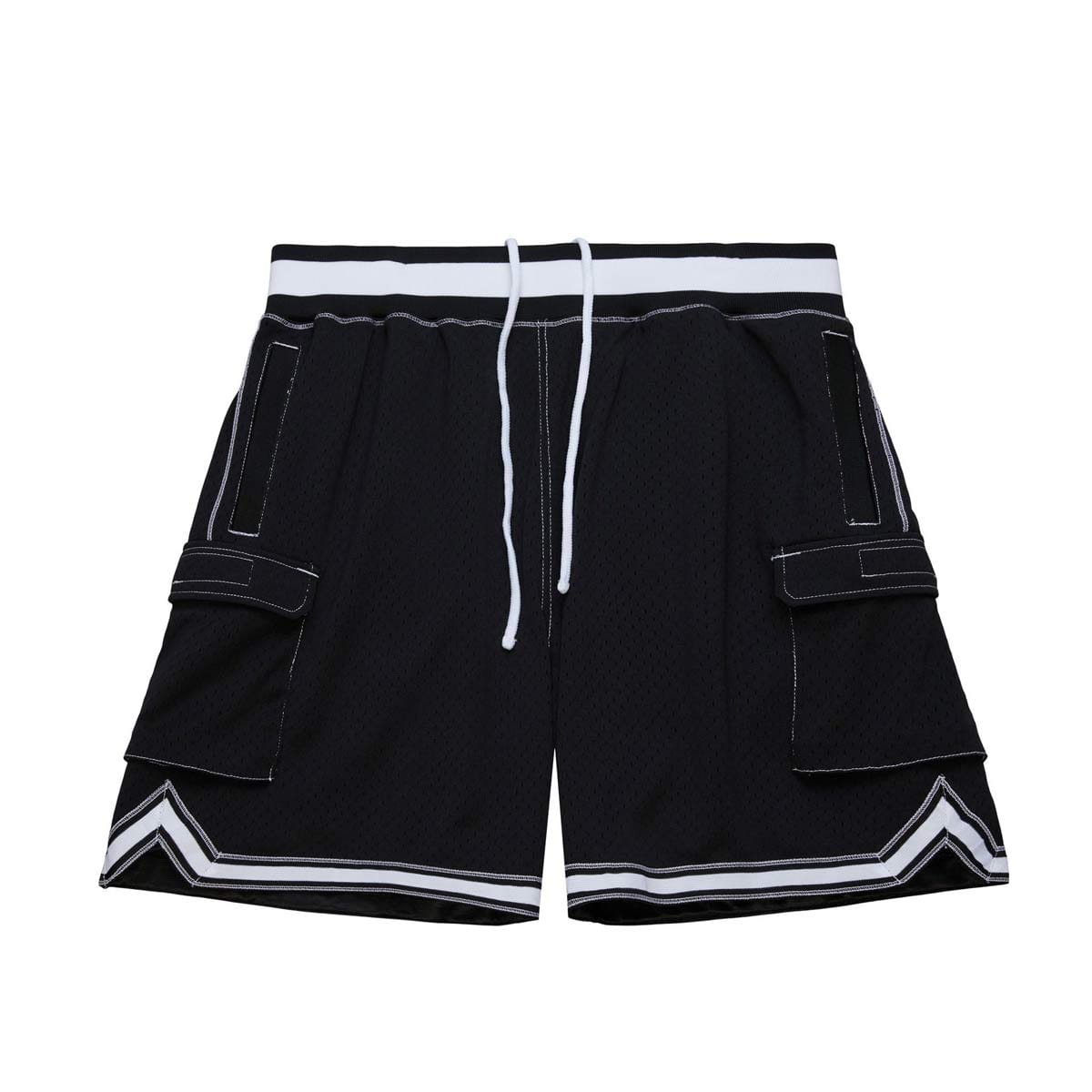 Mitchell & Ness Branded Contrast 2k Fashion Cargo Shorts