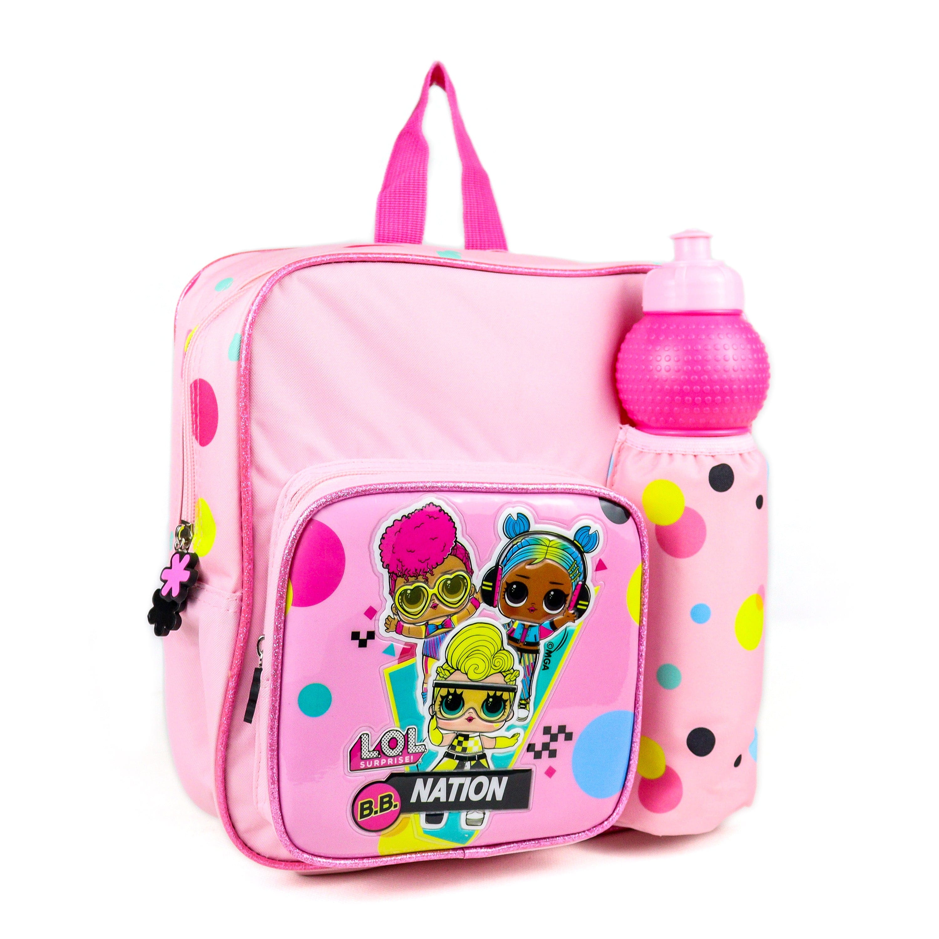 MGA LOL Surprise! 3 in 1 Backpack Set for Toddler Preschool Kindergarten Kids