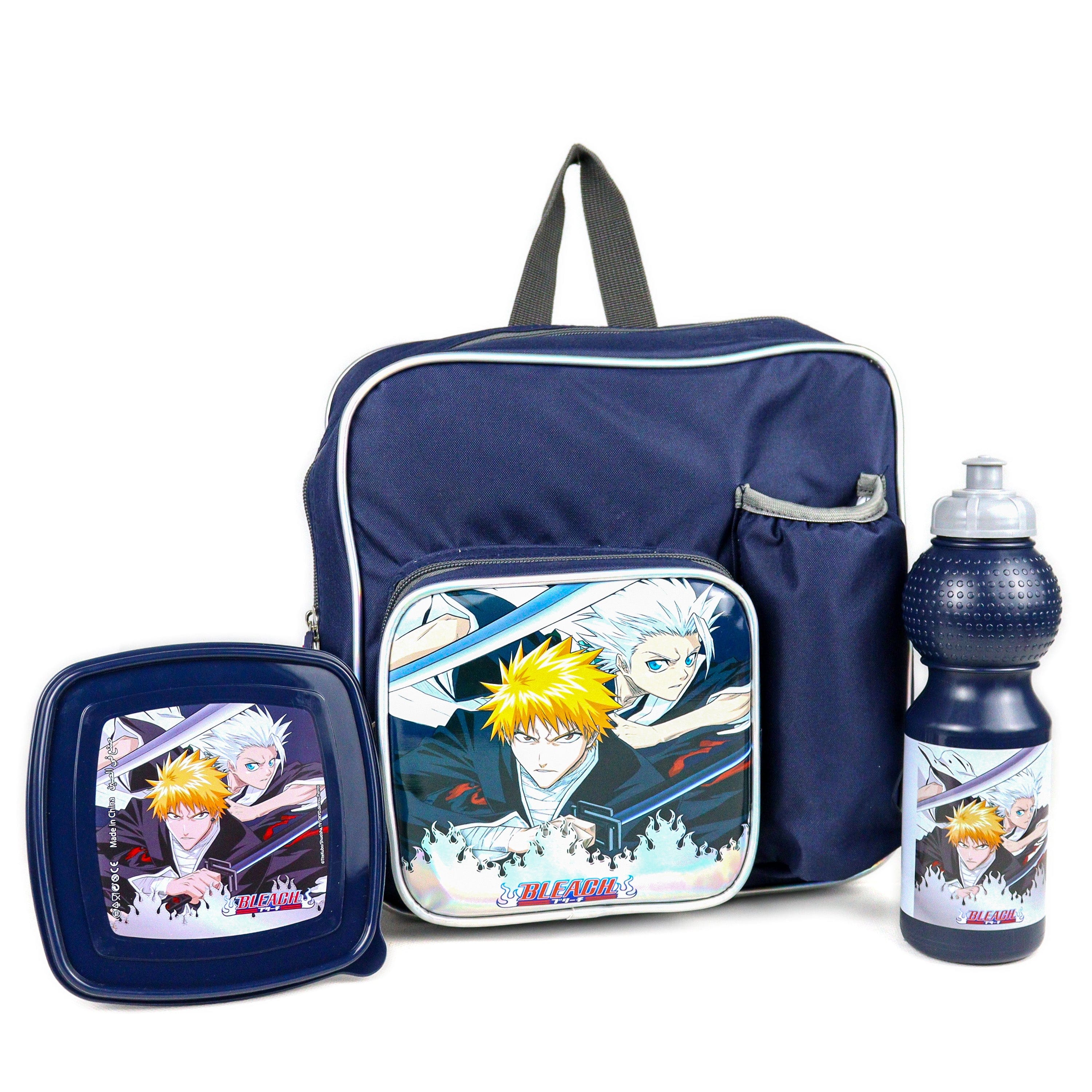 TV Tokyo Bleach 3 in 1 Backpack Set for Toddler Preschool Kindergarten Kids