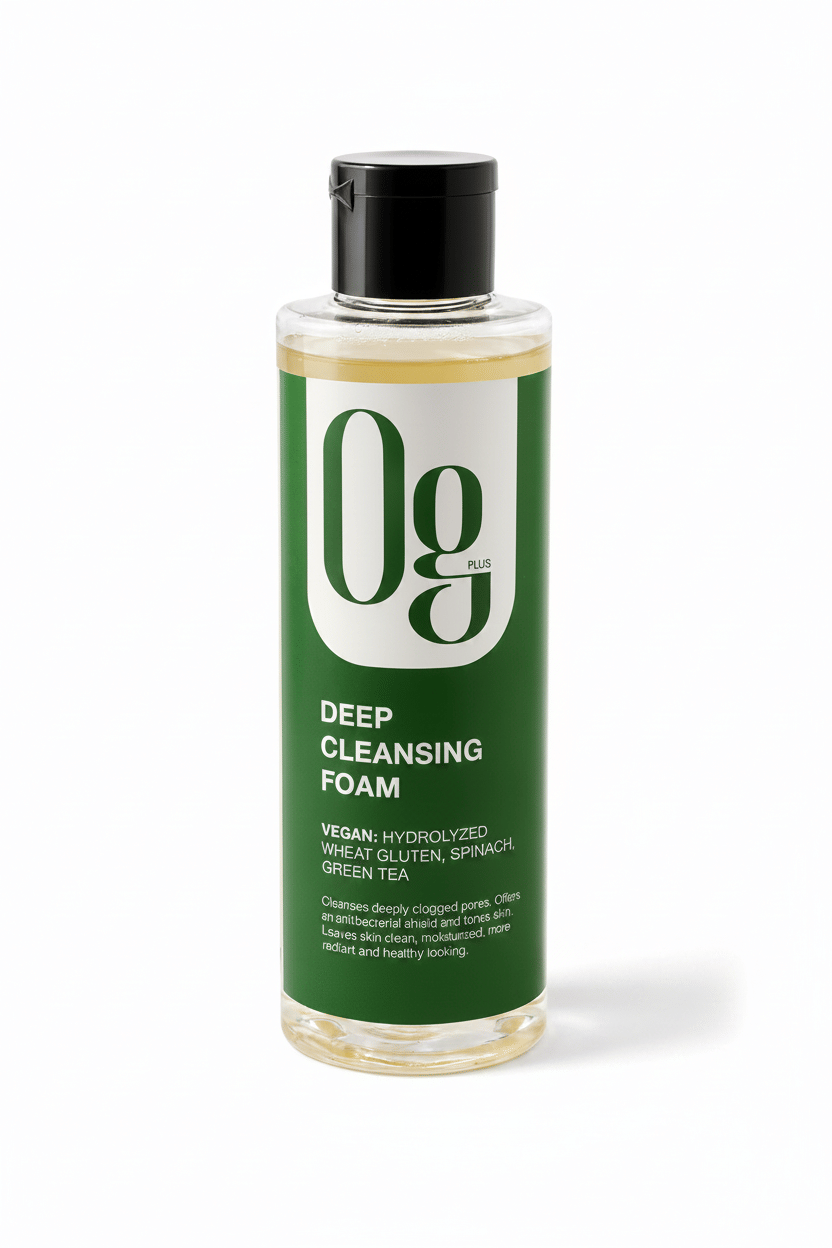 OgPlus OG Plus Deep Cleansing Foam – Vegan Face Cleanser