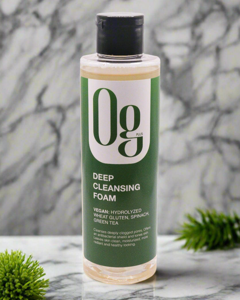 OgPlus OG Plus Deep Cleansing Foam – Vegan Face Cleanser