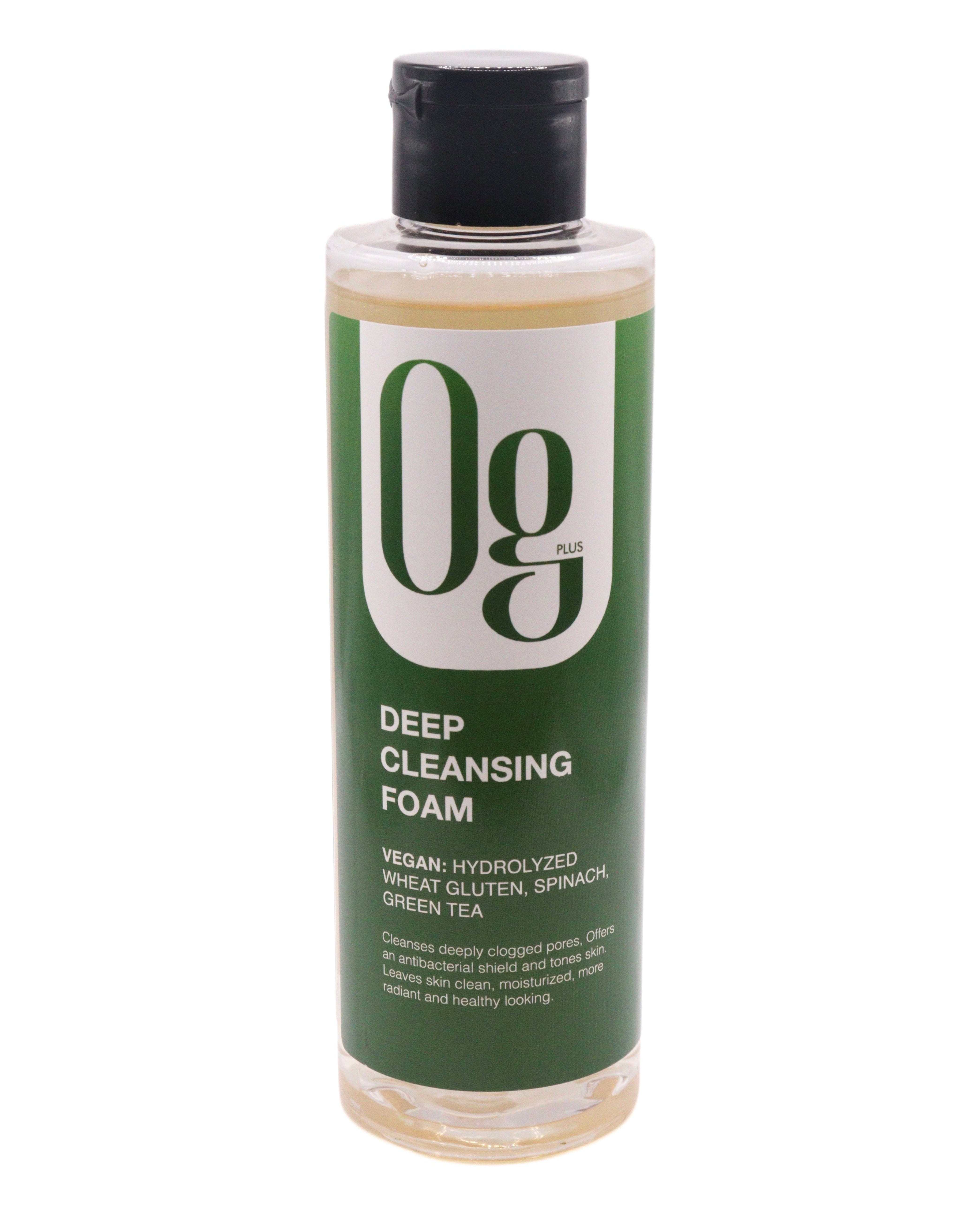 OgPlus OG Plus Deep Cleansing Foam – Vegan Face Cleanser
