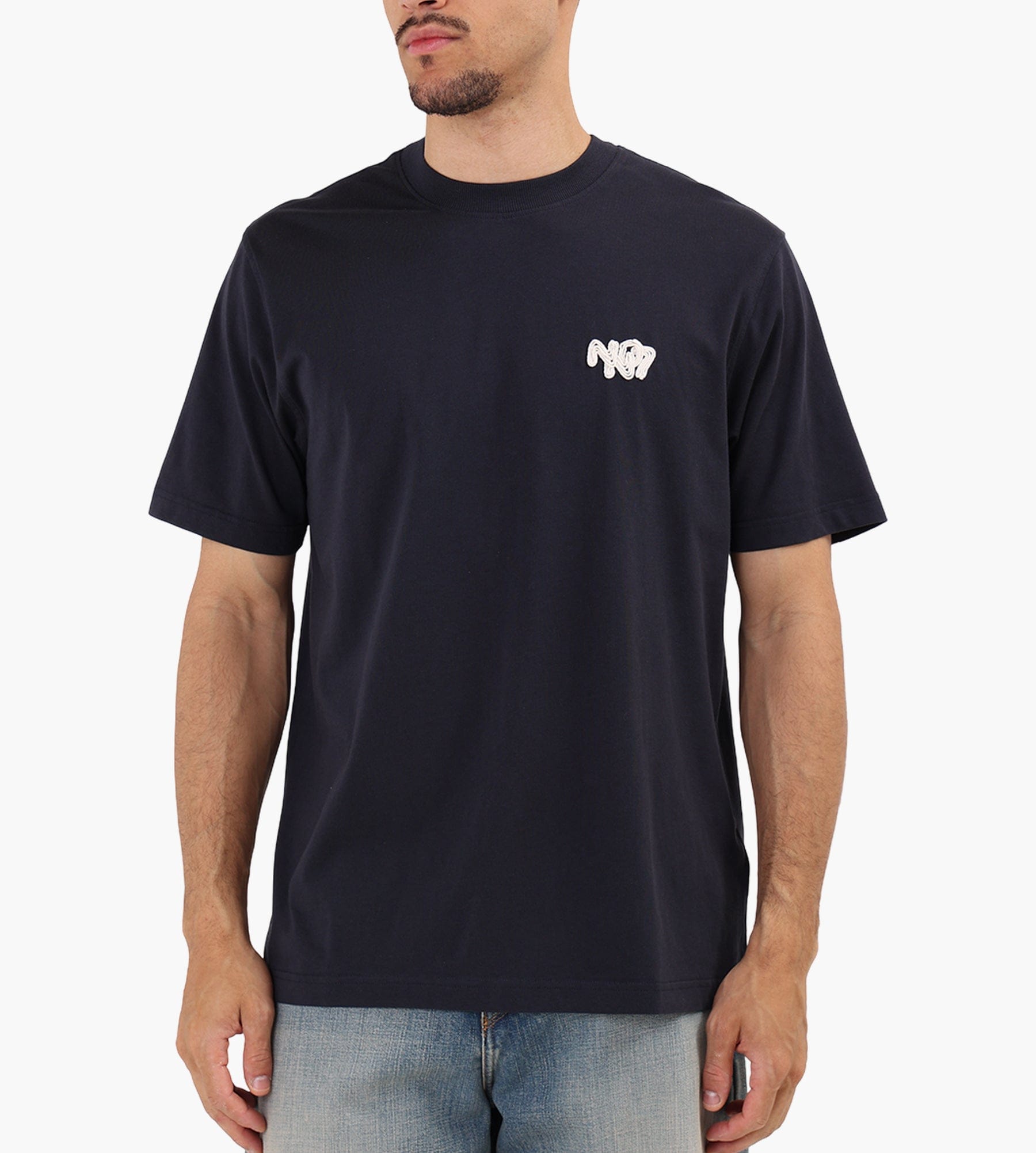 NN.07 Adam APP Tee 3209 Deep Navy
