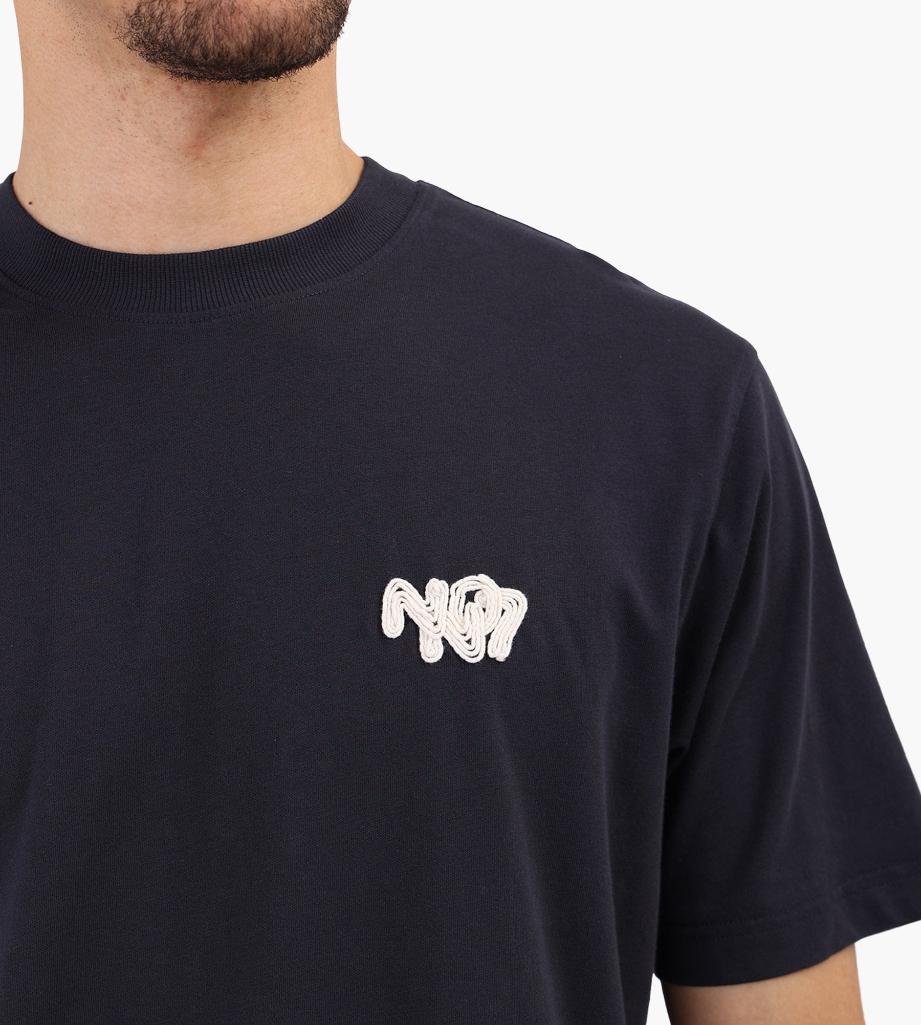 NN.07 Adam APP Tee 3209 Deep Navy