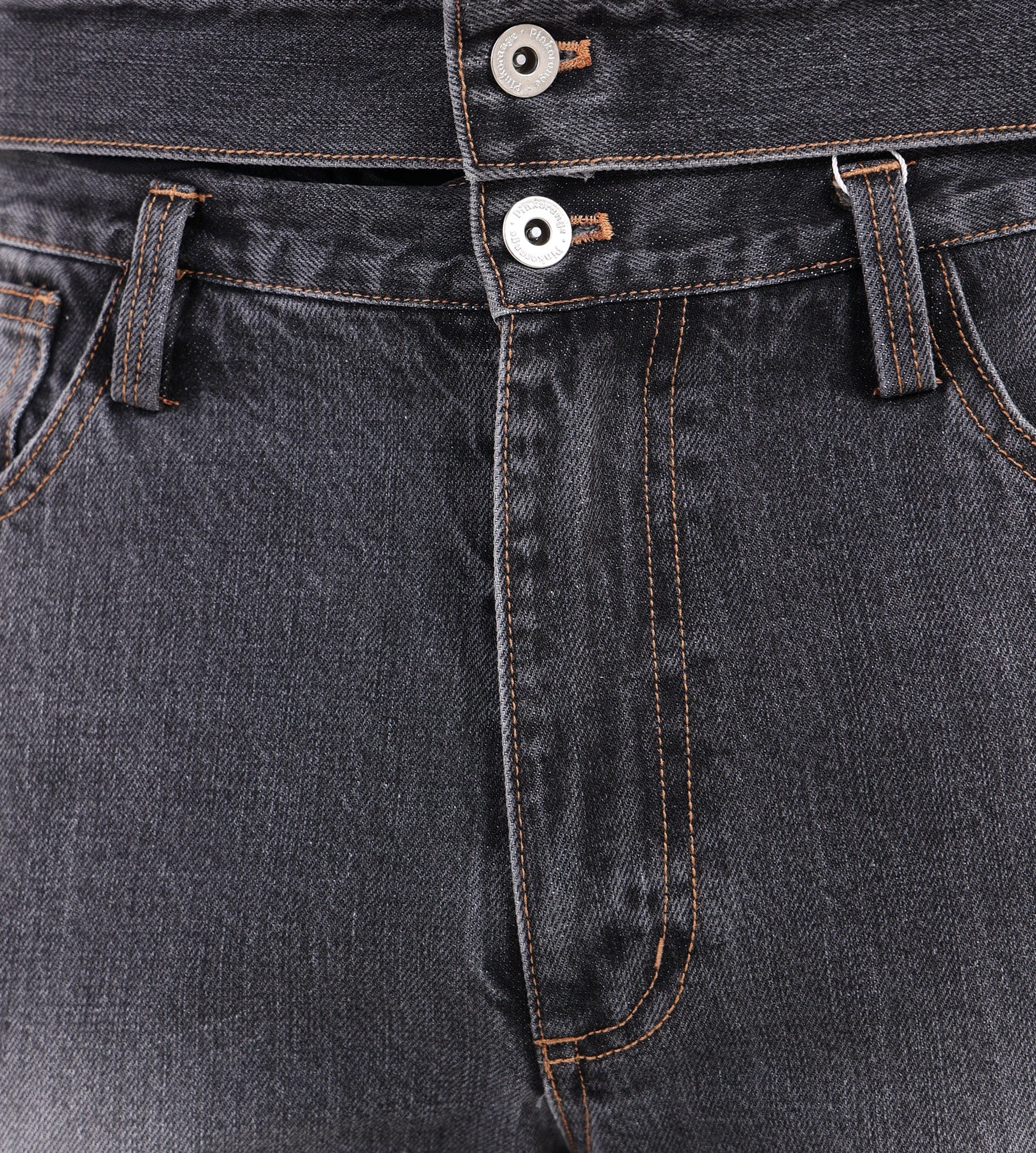 Pinkorange Stonewashed Jeans Grey