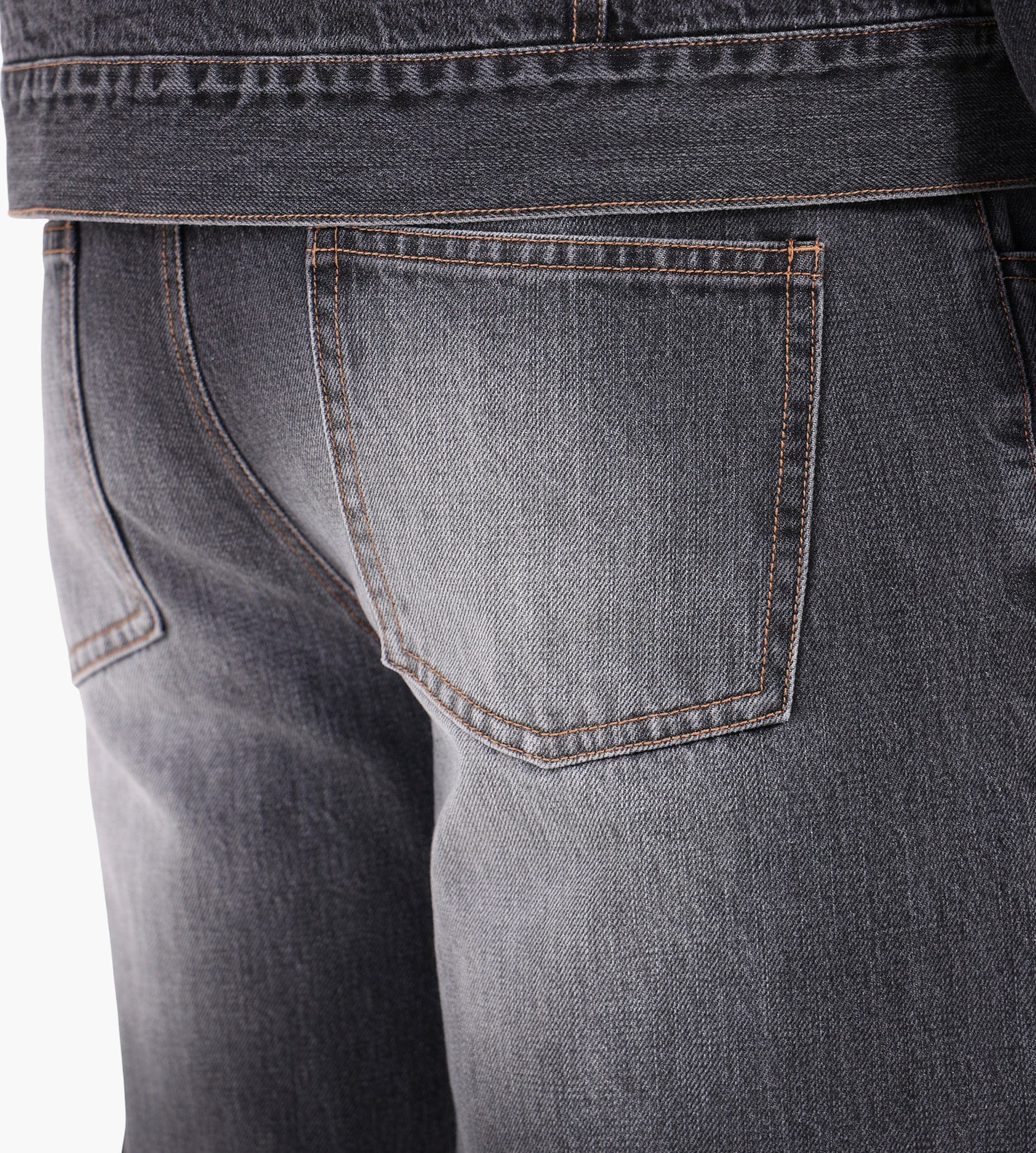 Pinkorange Stonewashed Jeans Grey