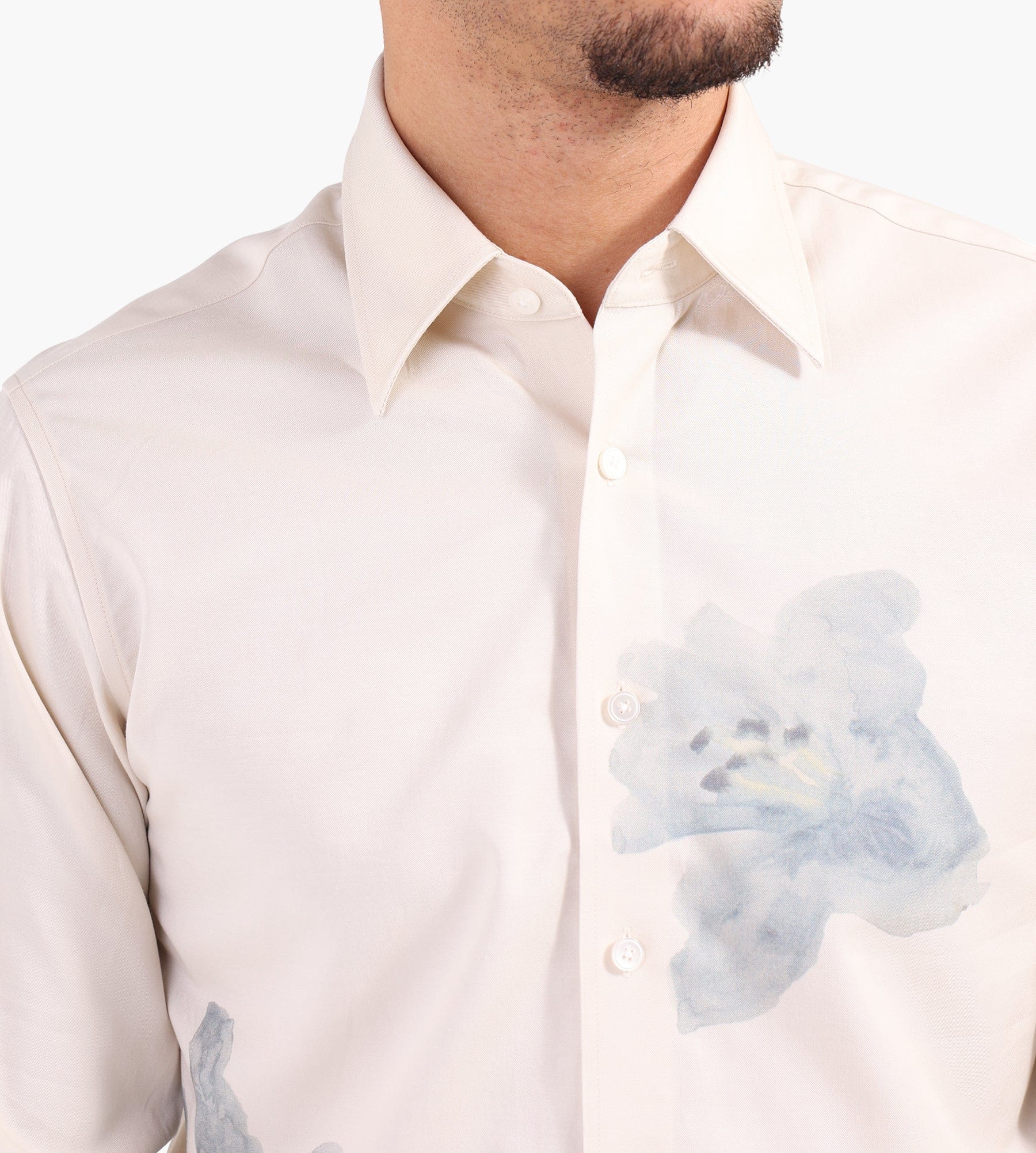 Pinkorange Lily Shirt Off-white