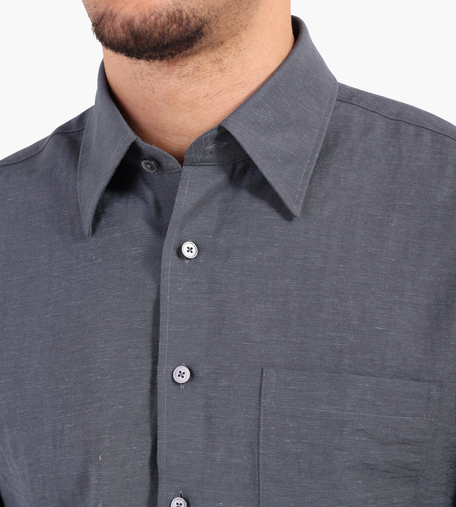 Pinkorange Classic Shirt Antraciet
