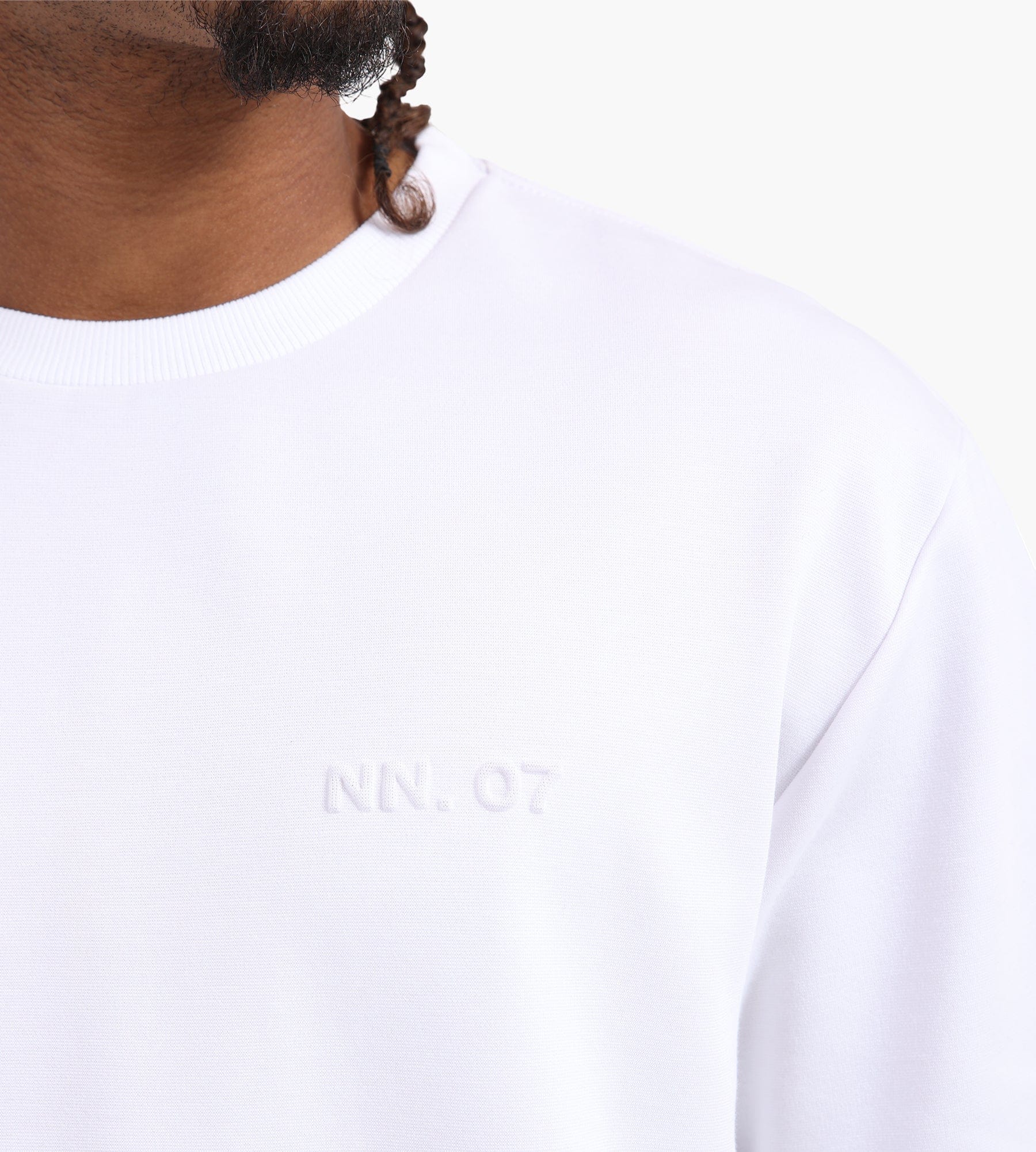 NN.07 Nat Logo Tee 3457 White
