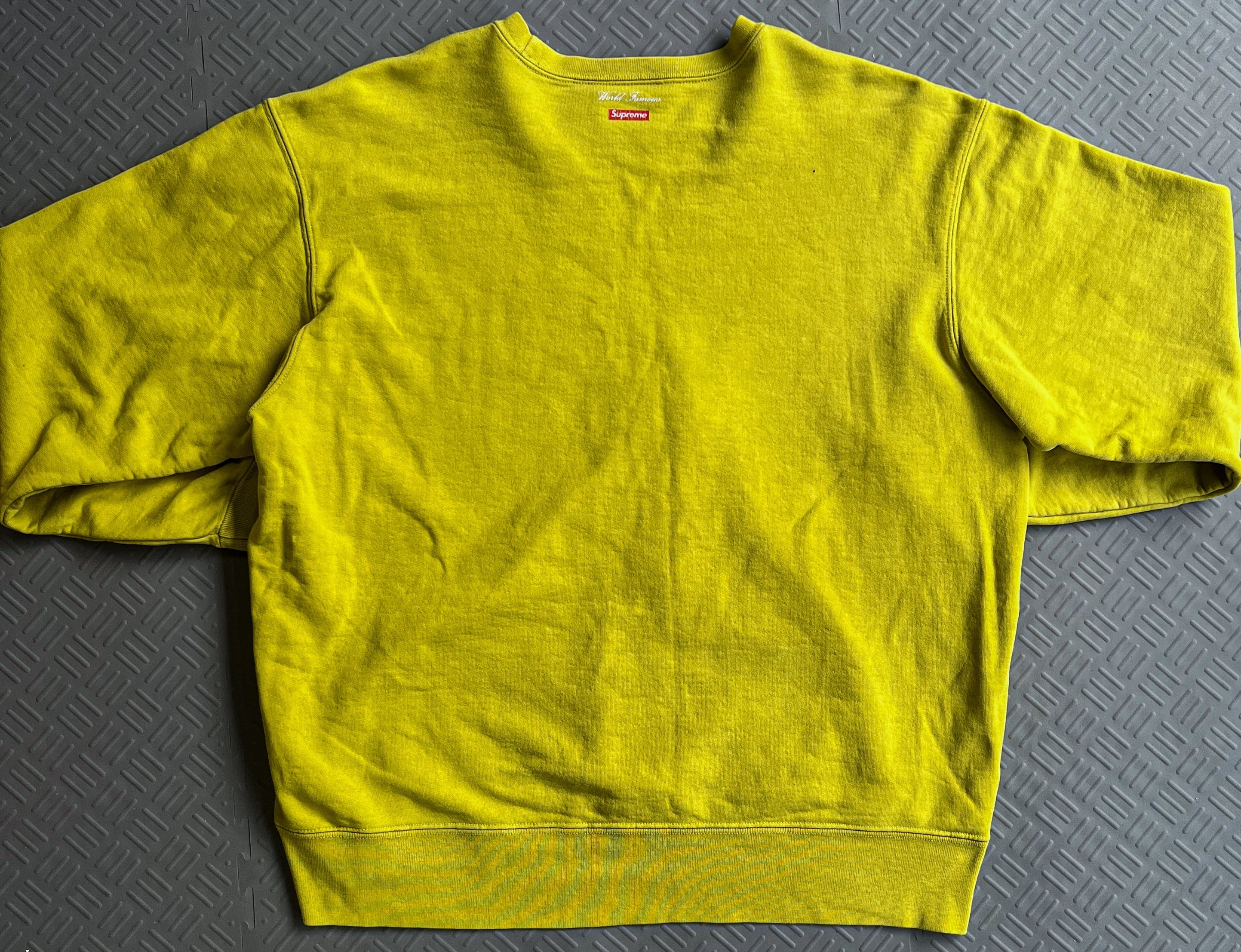 Supreme Aerial Sweater Yellow (L)