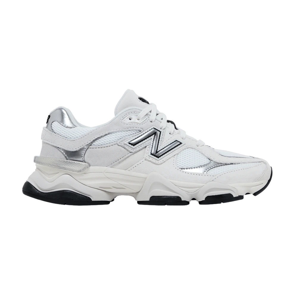 New Balance 9060 White Black Metallic Silver