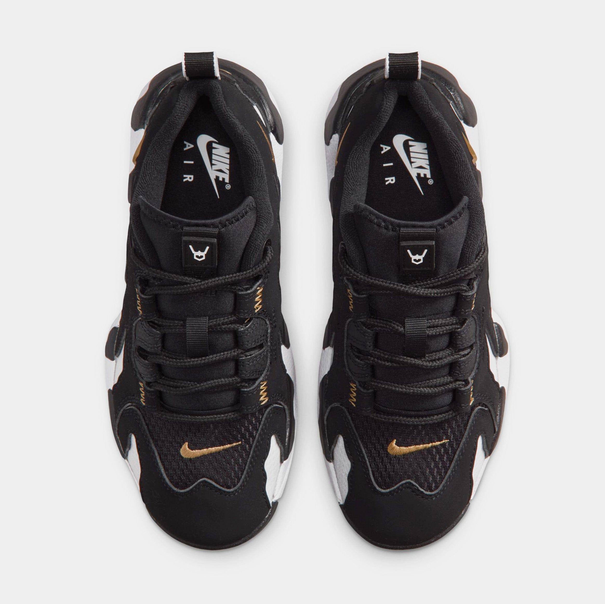 Nike Air DT Max 96 Low Grade School Basketball Shoes (Black/Metallic Gold/White)