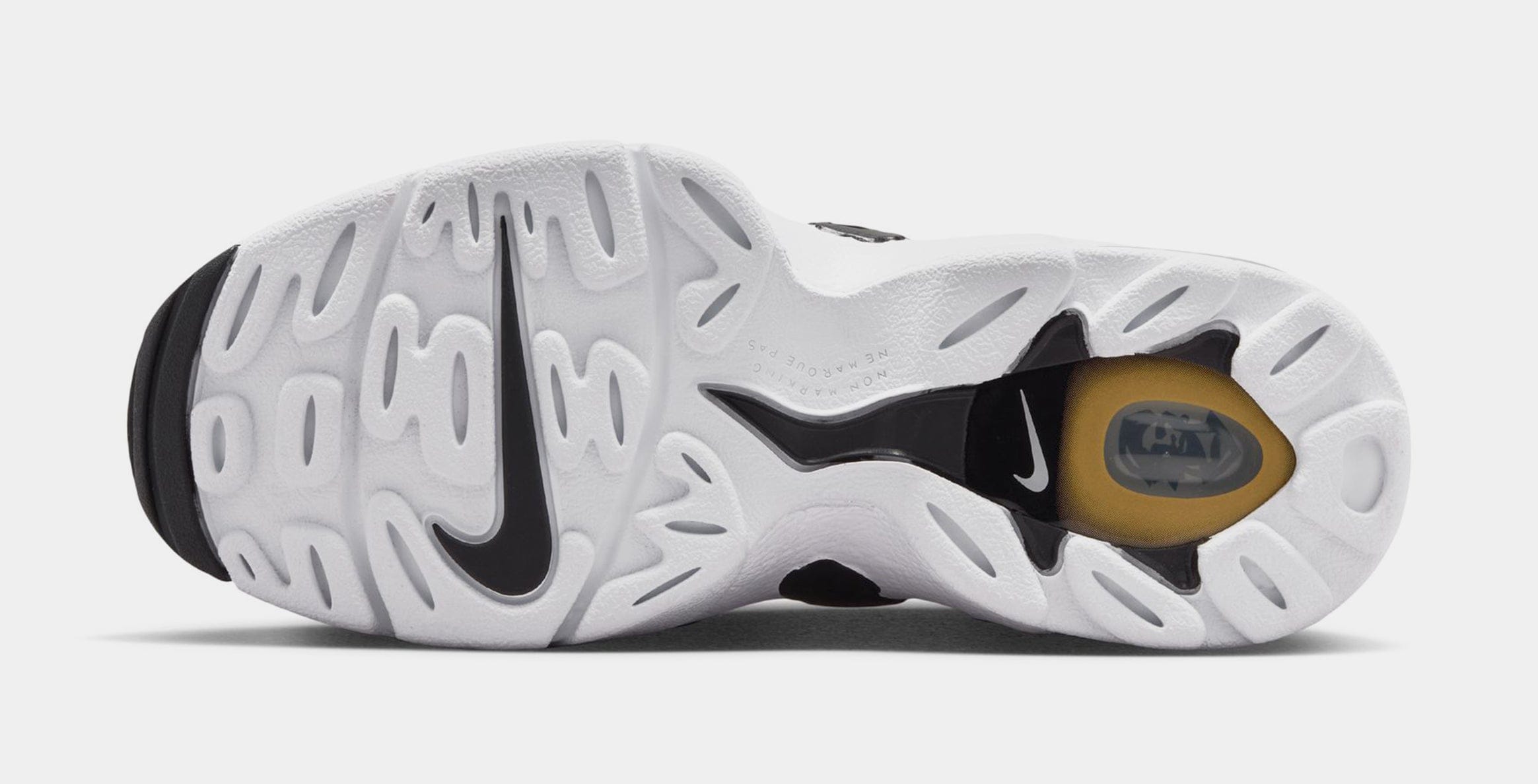 Nike Air DT Max 96 Low Grade School Basketball Shoes (Black/Metallic Gold/White)