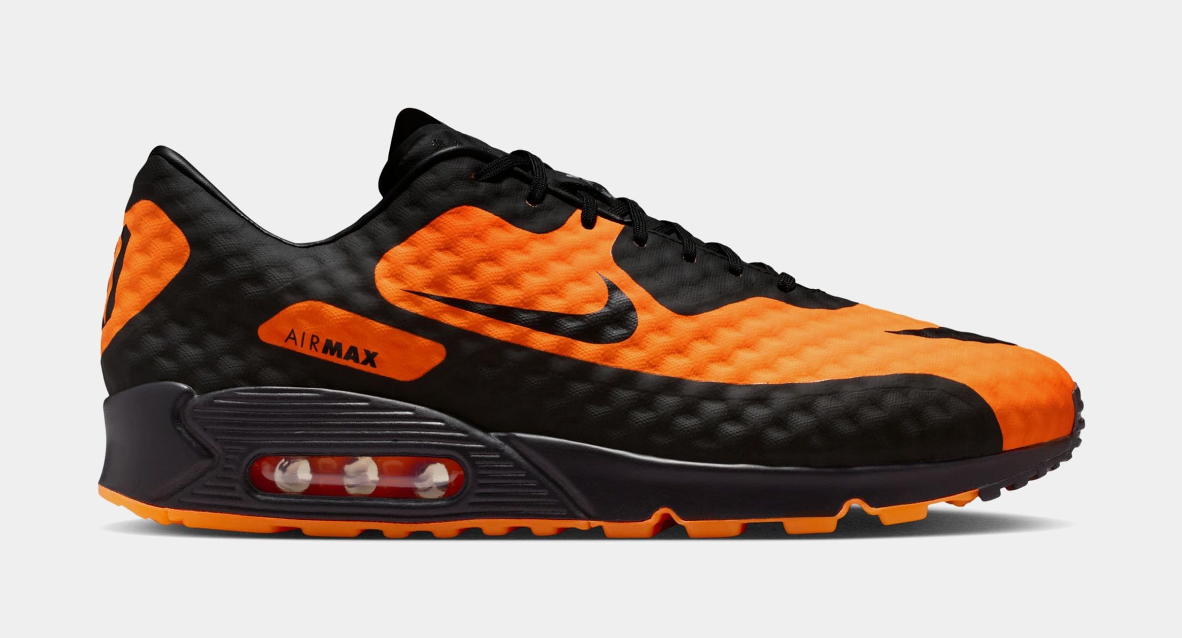 Nike Air Max 90 Hypervenom Mens Running Shoes (Bright Citrus/Black/Total Orange)