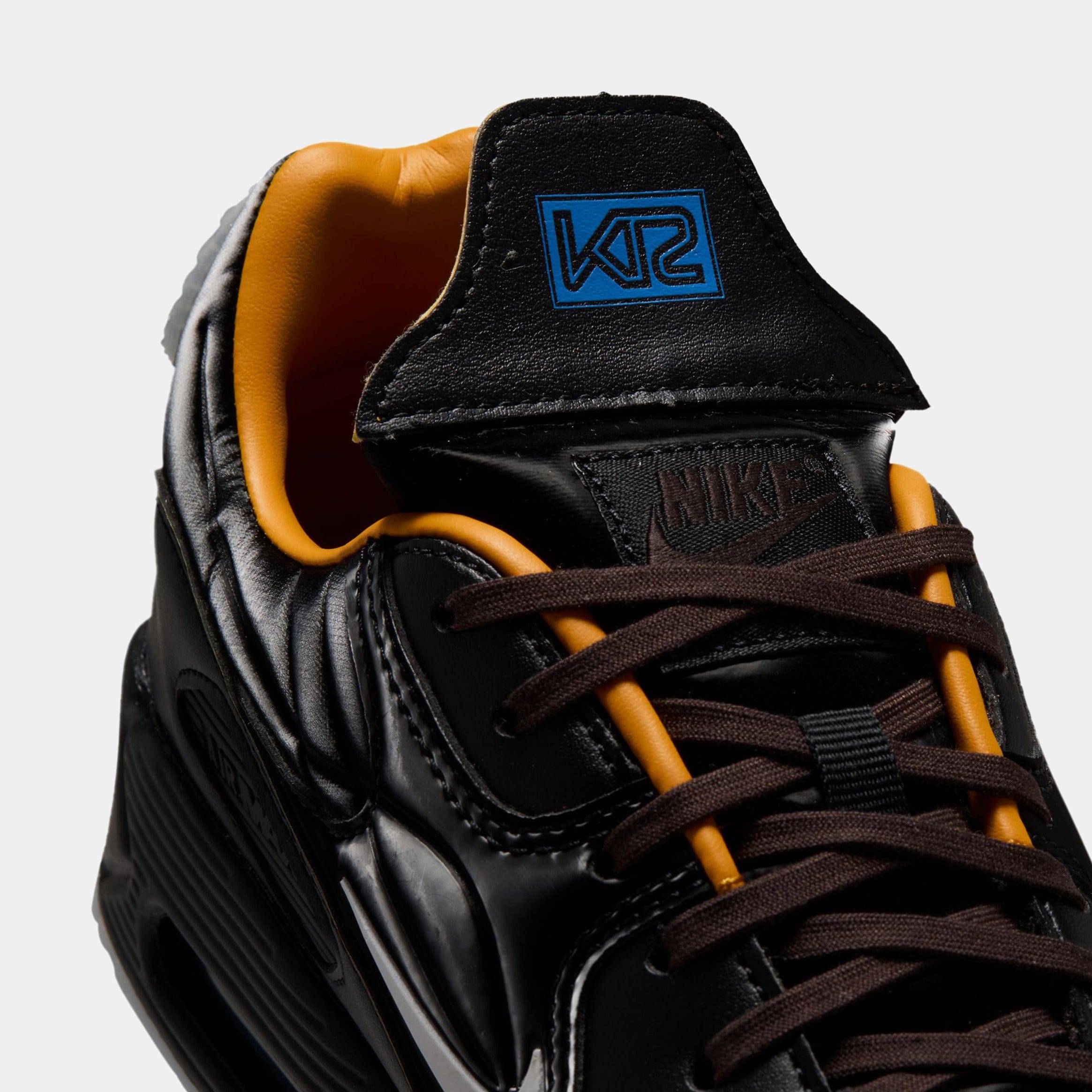 Nike Air Max 90 Mercurial Mens Running Shoes (Black/White/Gold Leaf/Pear)