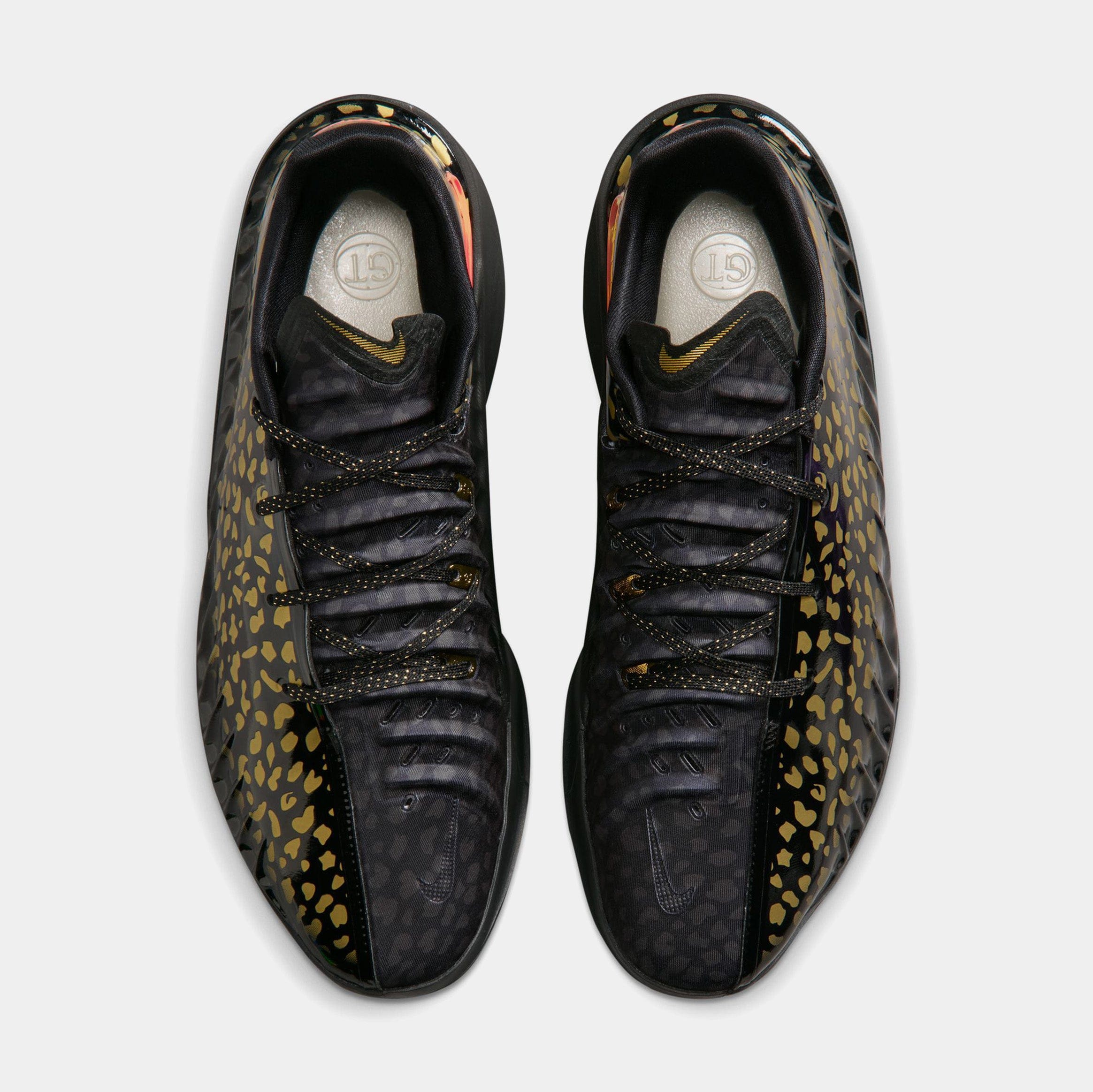 Nike G.T Cut 4 Victor Wembanyama Mens Basketball Shoes (Black/Bright Crimson/Metallic Gold)