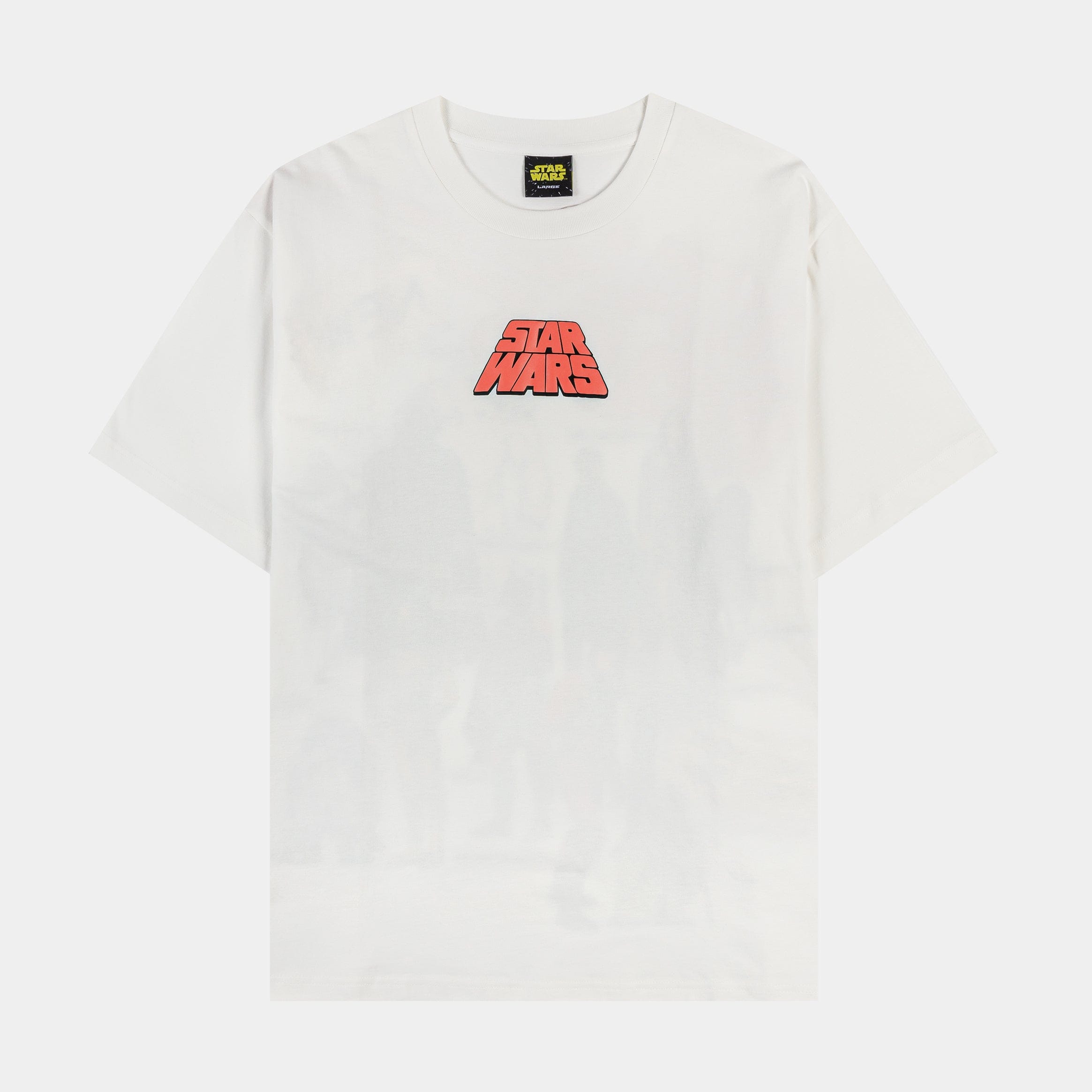 STAR WARS X SP Star Wars By Shoe Palace Characters Mens Short Sleeve Shirt (White/Red)