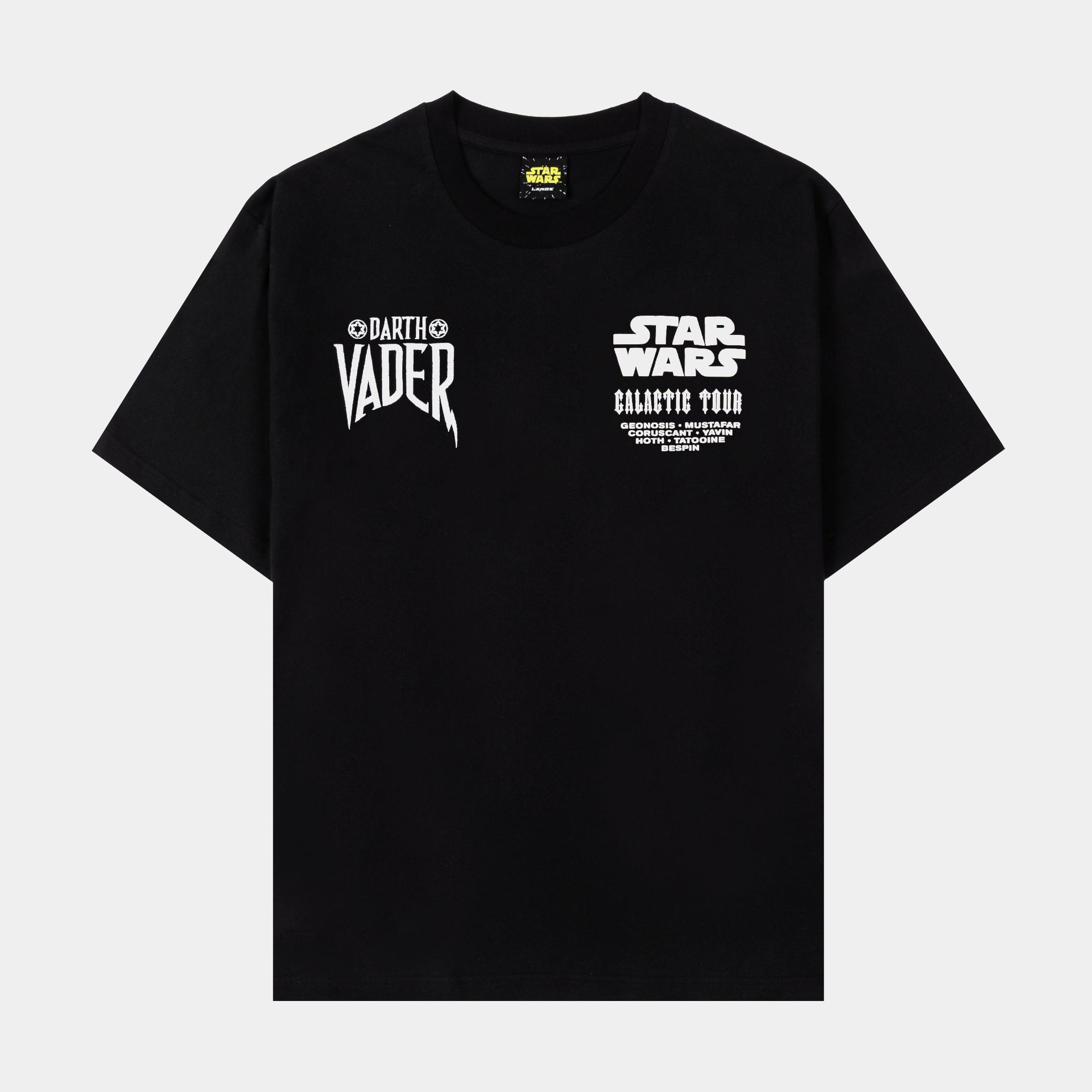 STAR WARS X SP Star Wars By Shoe Palace Galactic Tour Mens Short Sleeve Shirt (Black/White)