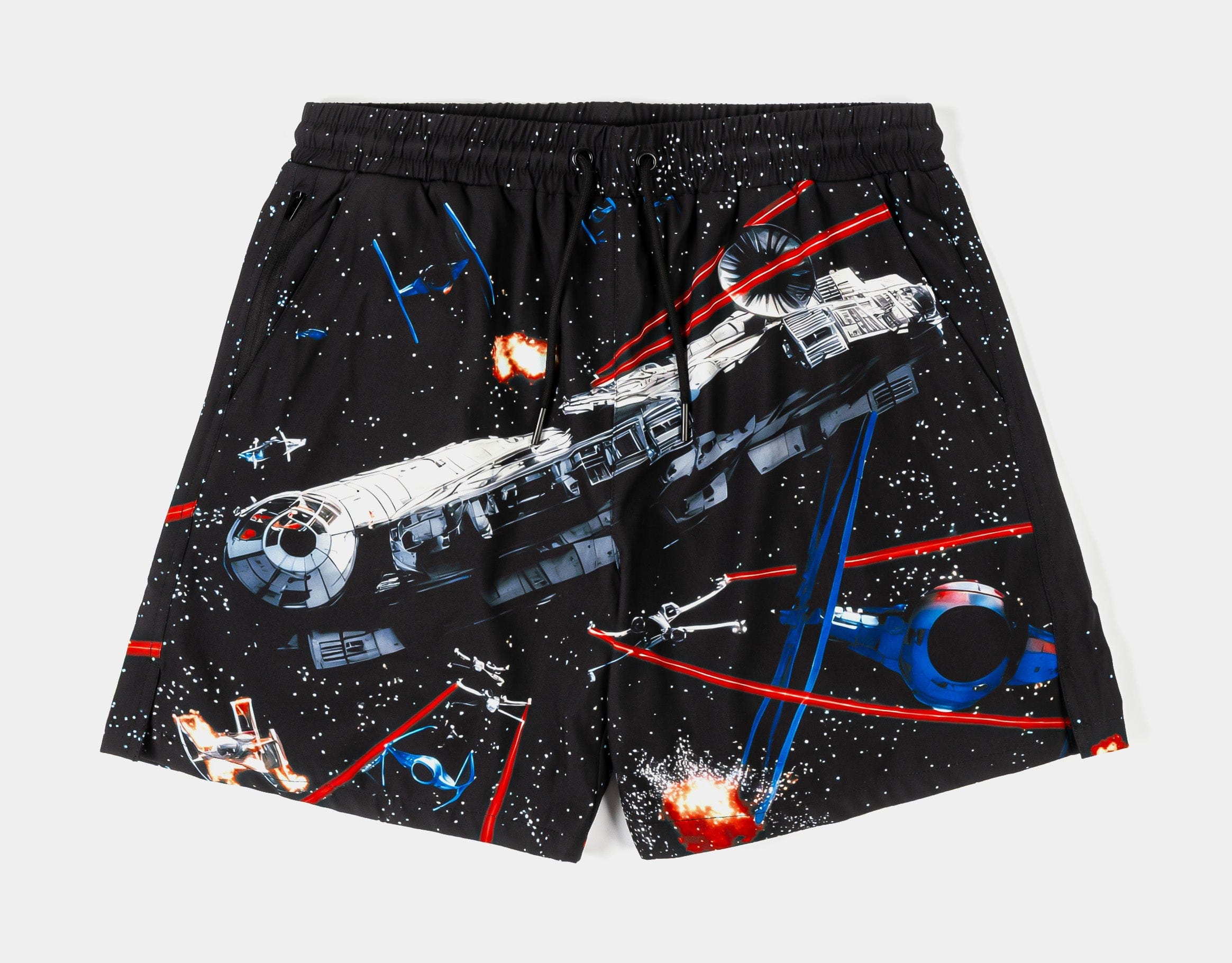 STAR WARS X SP Star Wars By Shoe Palace All Over Print Hybrid Mens Shorts (Black/Red)