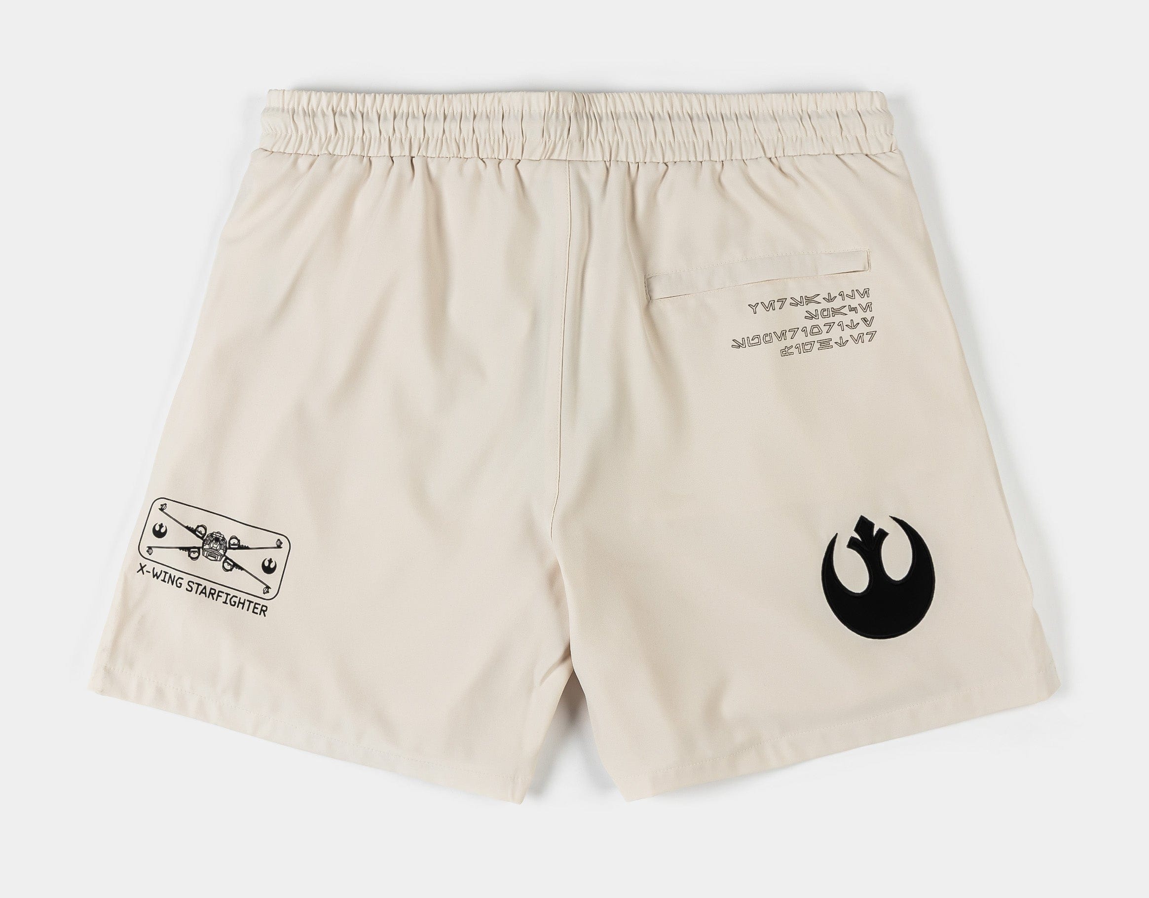 STAR WARS X SP Star Wars By Shoe Palace Starfighter Hybrid Mens Shorts (Cream/Black)