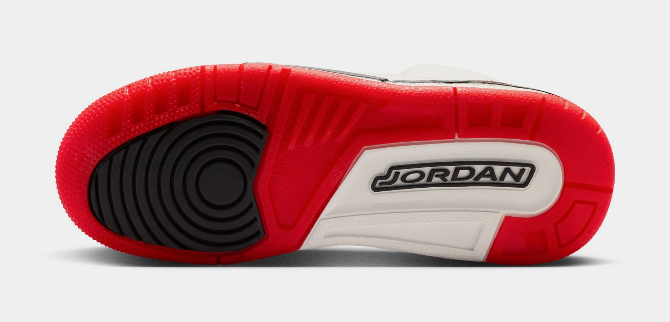Air Jordan 3 Retro Sail and University Red Grade School Lifestyle Shoes (Sail/Black/University Red/Pale Ivory)