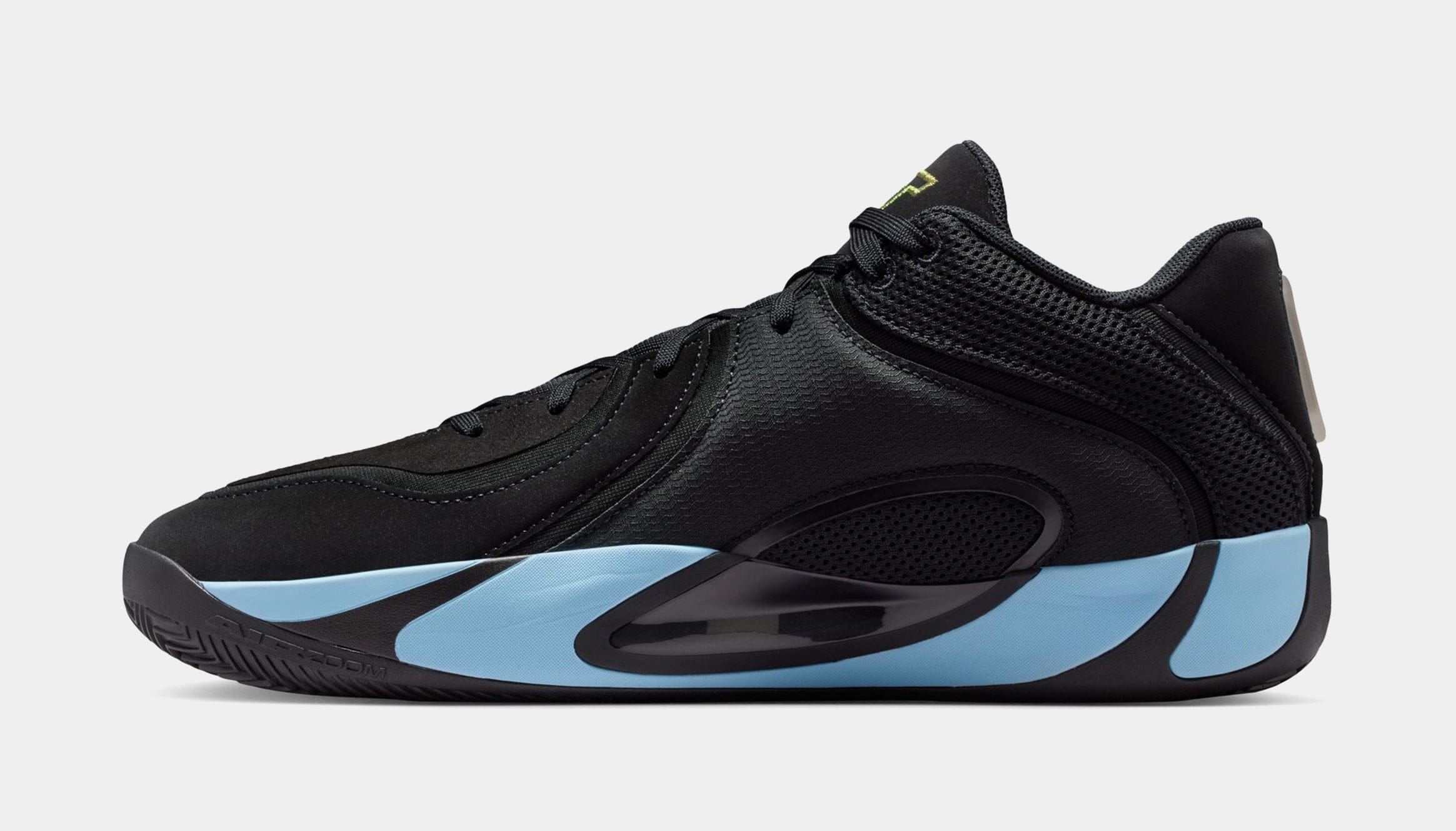 Air Jordan Tatum 4 Black And Ice Blue Mens Basketball Shoes (Black/Ice Blue)