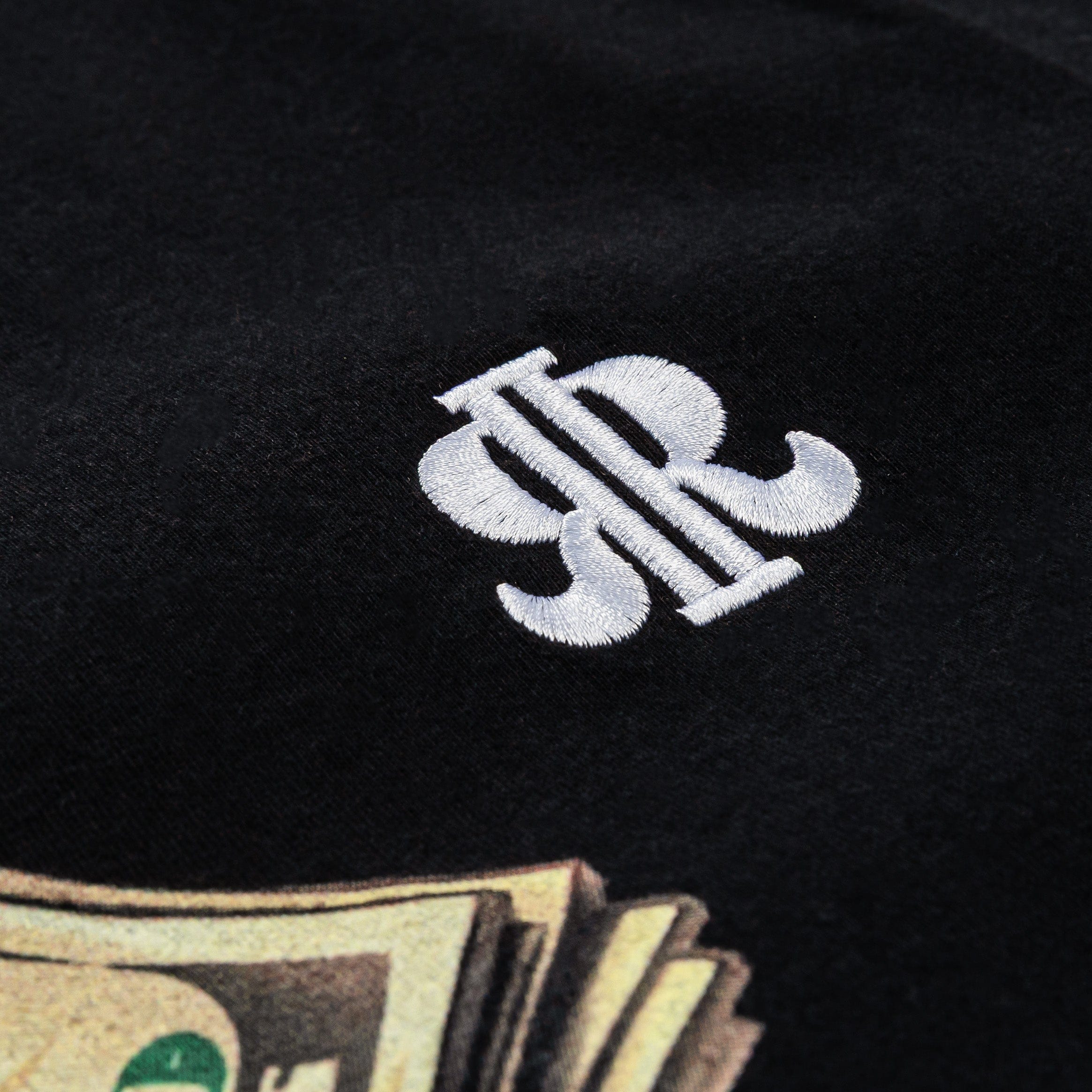 ROUTE TO RICHES Money On Mind Mens Short Sleeve Shirt (Black/Green)
