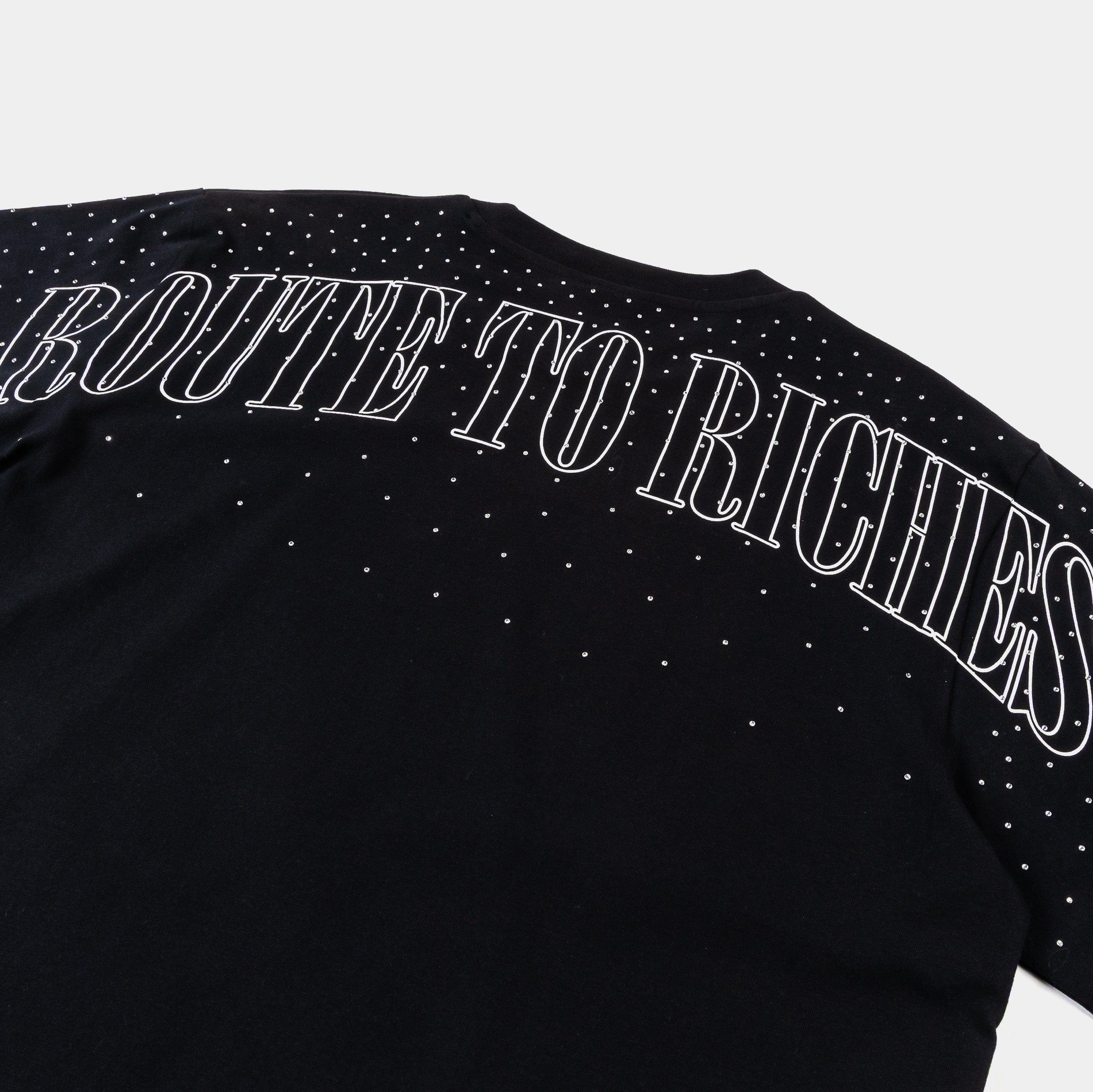 ROUTE TO RICHES Eagle Mens Short Sleeve Shirt (Black/White)