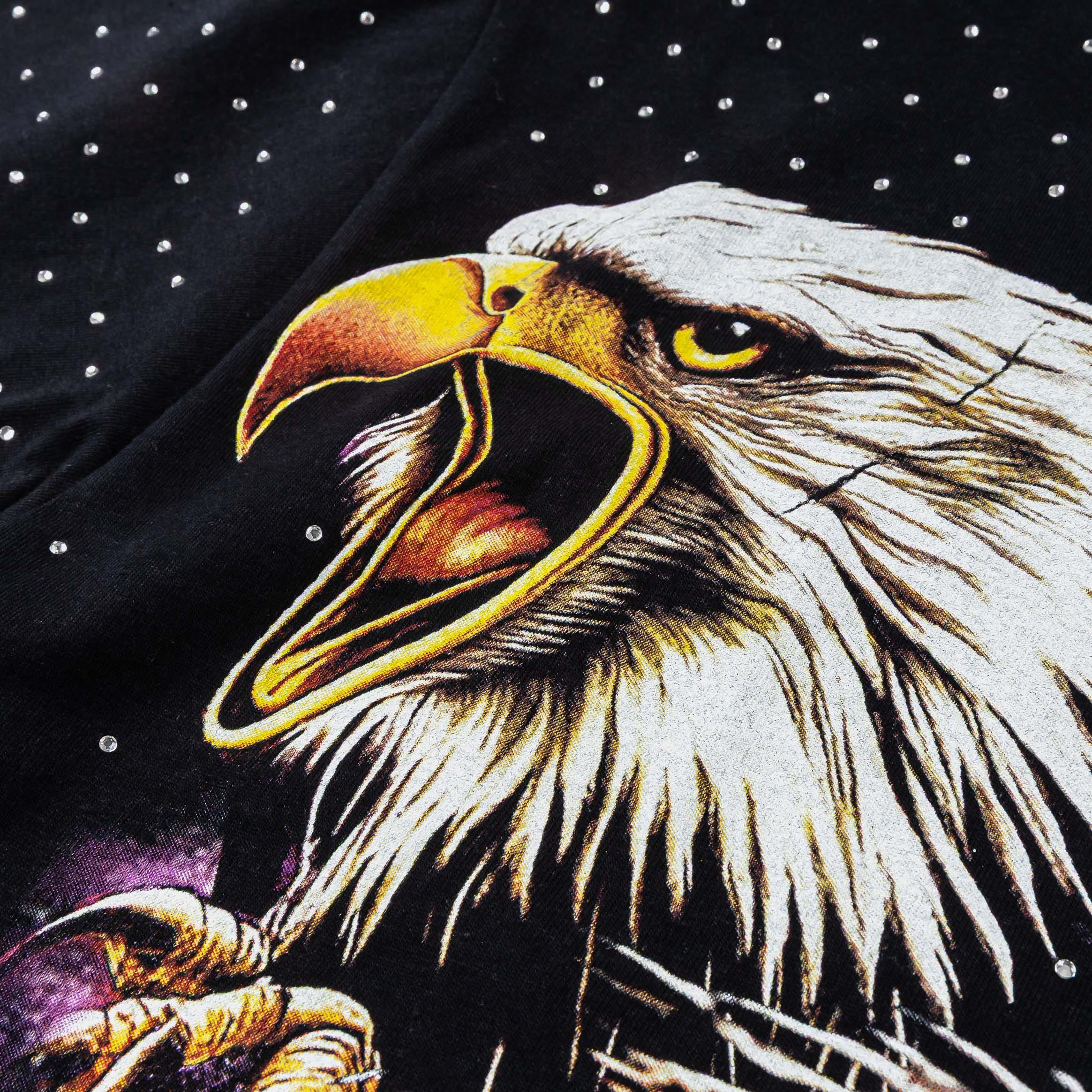 ROUTE TO RICHES Eagle Mens Short Sleeve Shirt (Black/White)