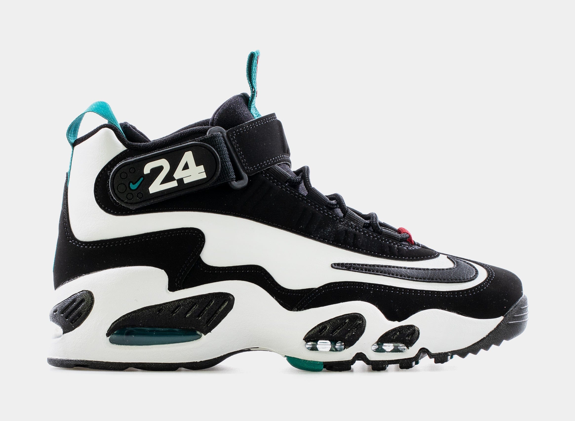Nike Air Griffey Max 1 Fresh Water Mens Basketball Shoes (White/Black/Fresh Water)