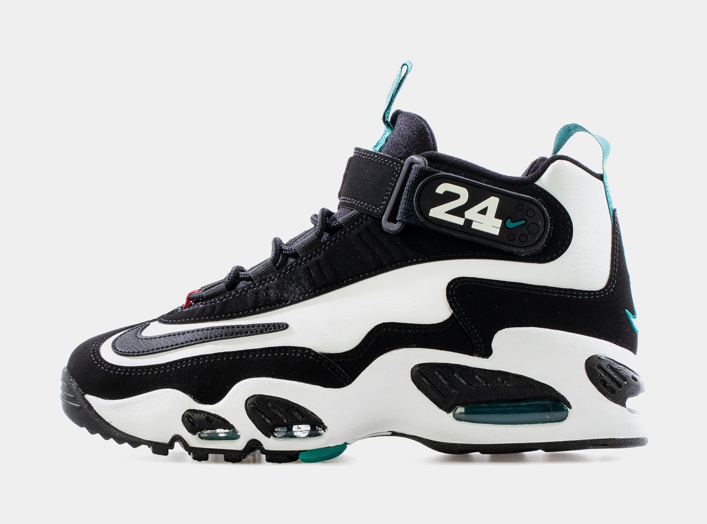 Nike Air Griffey Max 1 Fresh Water Mens Basketball Shoes (White/Black/Fresh Water)