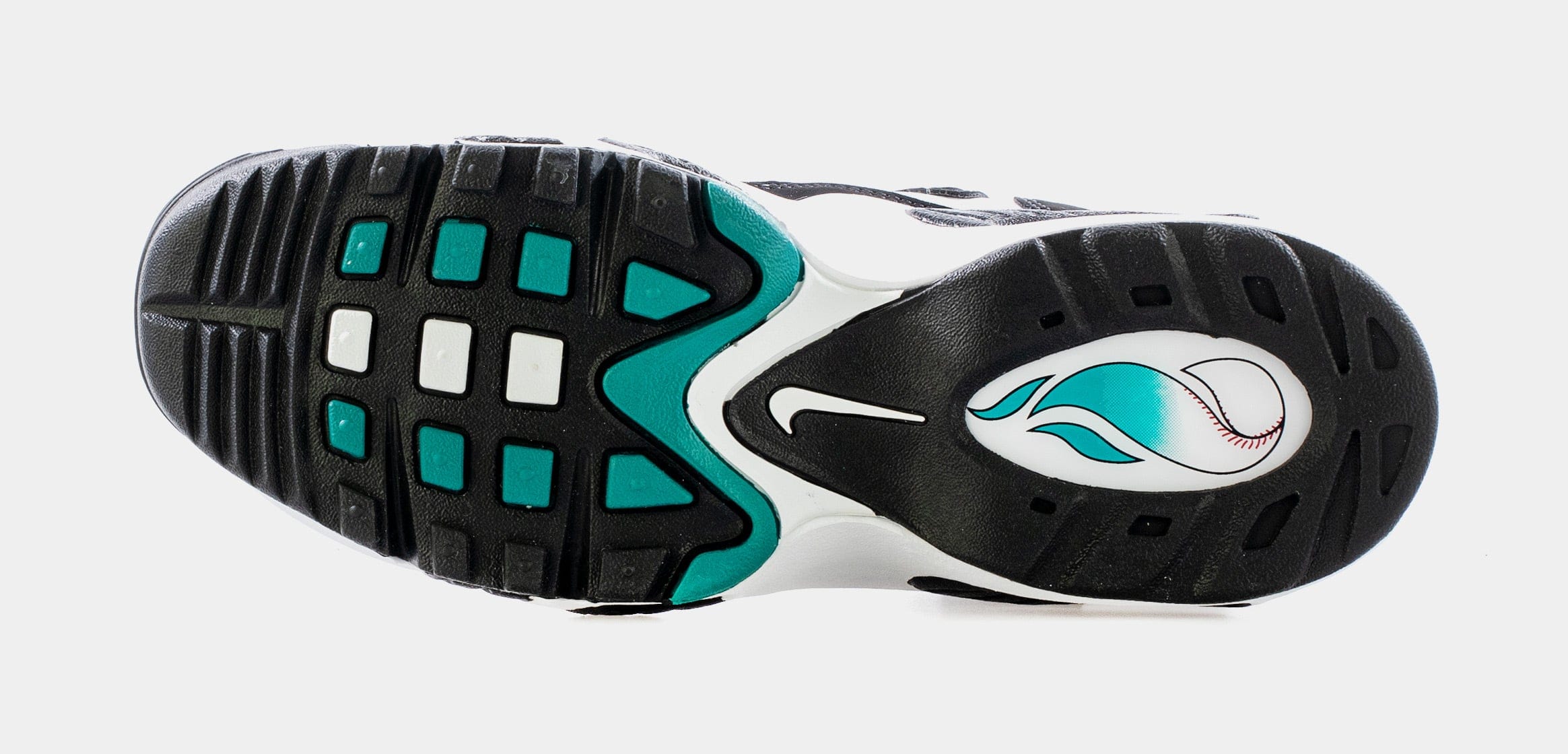 Nike Air Griffey Max 1 Fresh Water Mens Basketball Shoes (White/Black/Fresh Water)