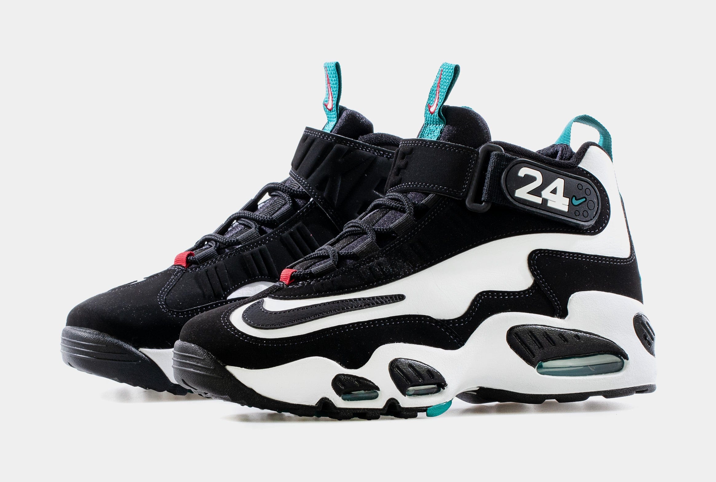 Nike Air Griffey Max 1 Fresh Water Mens Basketball Shoes (White/Black/Fresh Water)