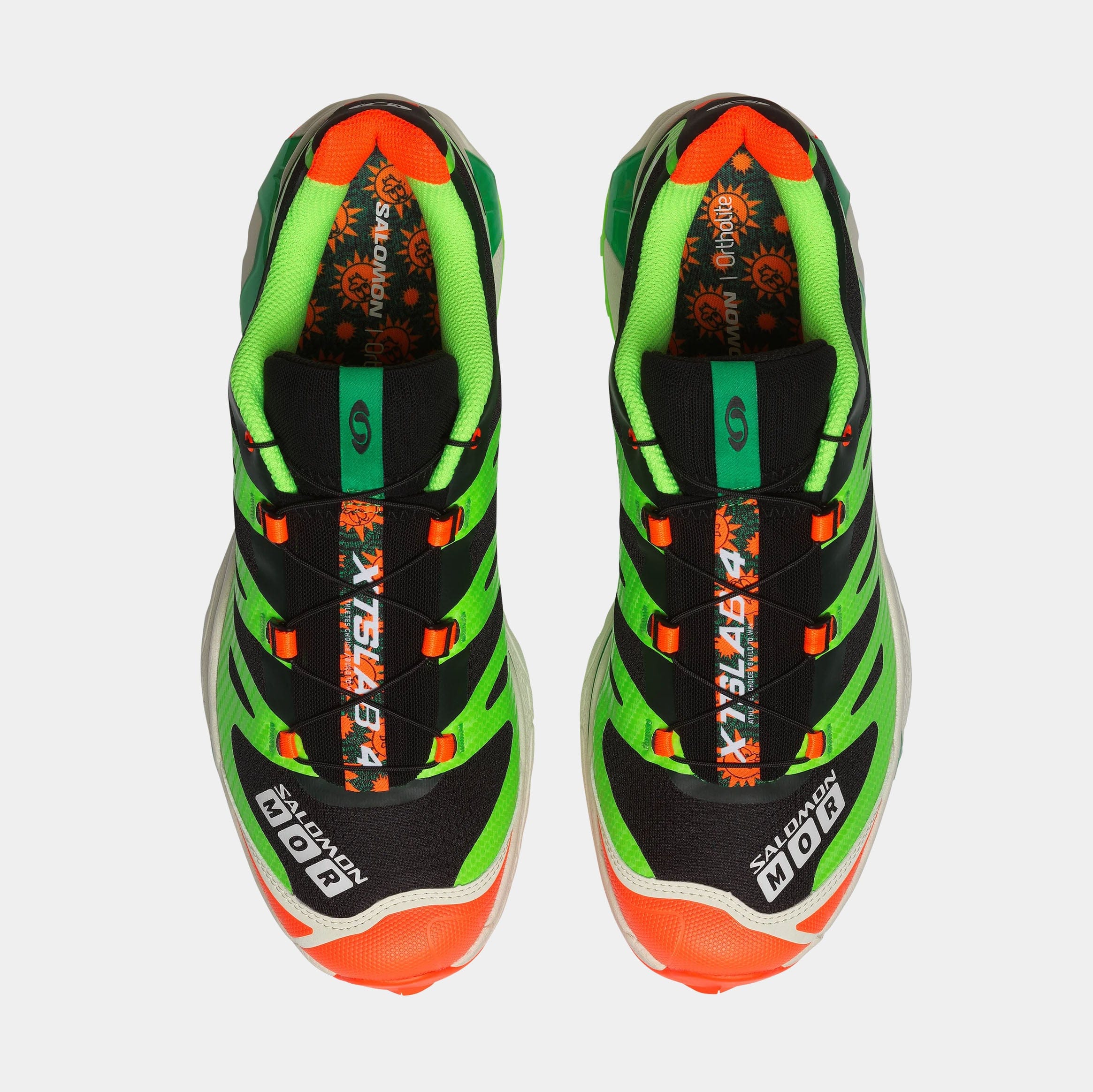 Salomon XT-4 Ferxxocalipsis Mens Running Shoes (Black/Green Gecko/Shocking Orange) Limit One Per Customer