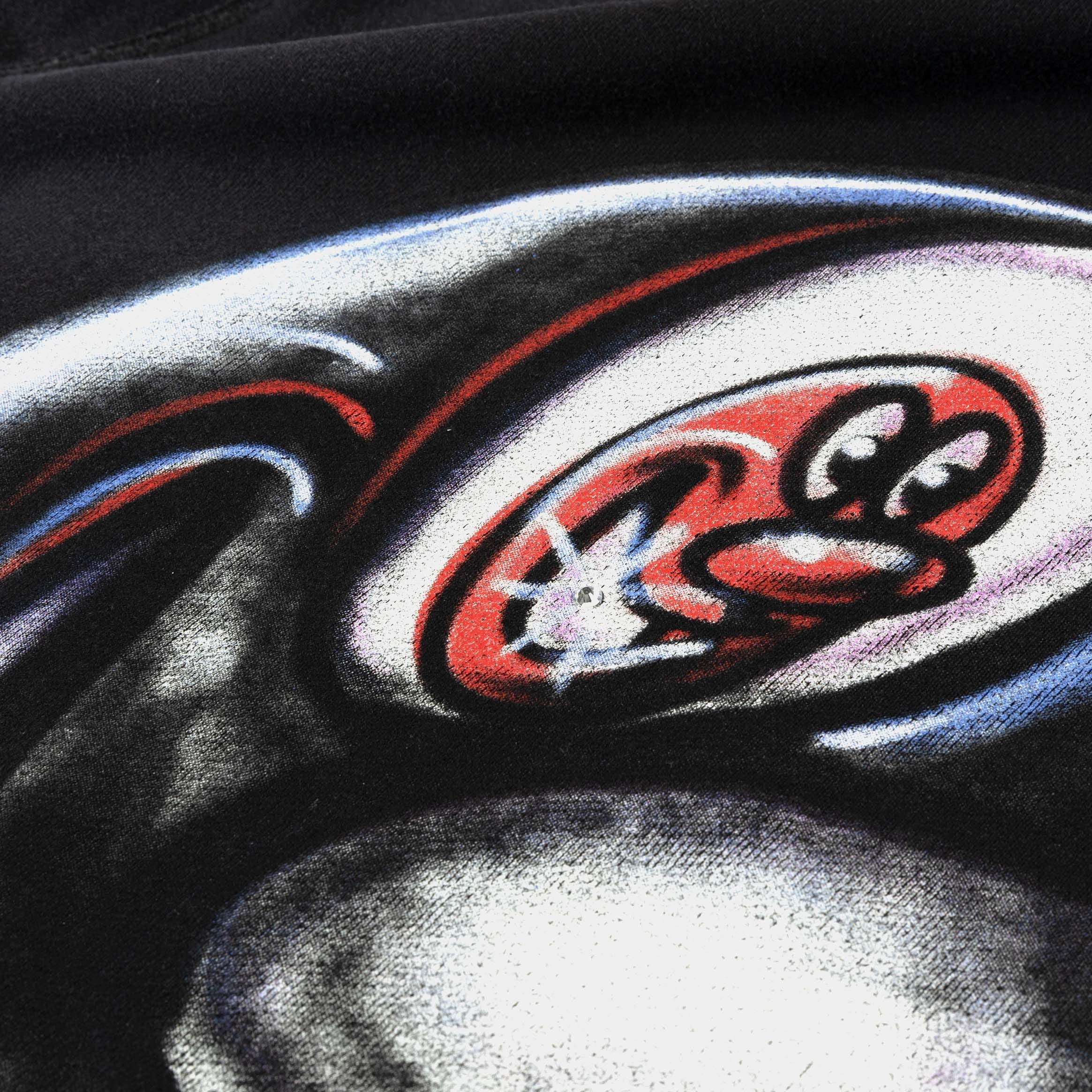 KENNY SCHARF X SP SP x Kenny Scharf Faces Pullover Mens Hoodie (Grey/Black)
